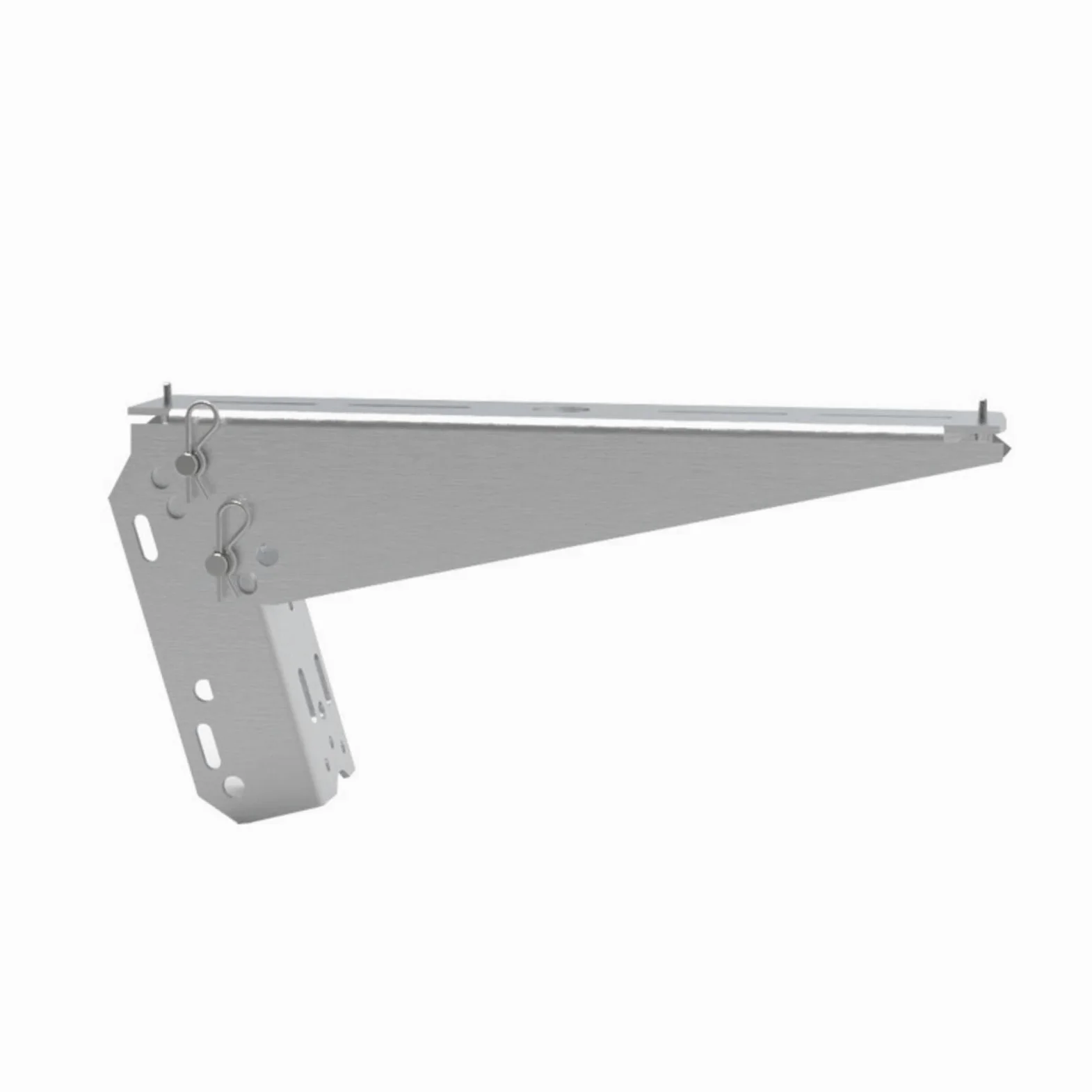 Estructura de montaje en pared de panel fotovoltaico modificable, paréntesis de aluminio fuerte para recolección de energía reforzada y montaje simple, soporte de montaje de panel solar montado en la