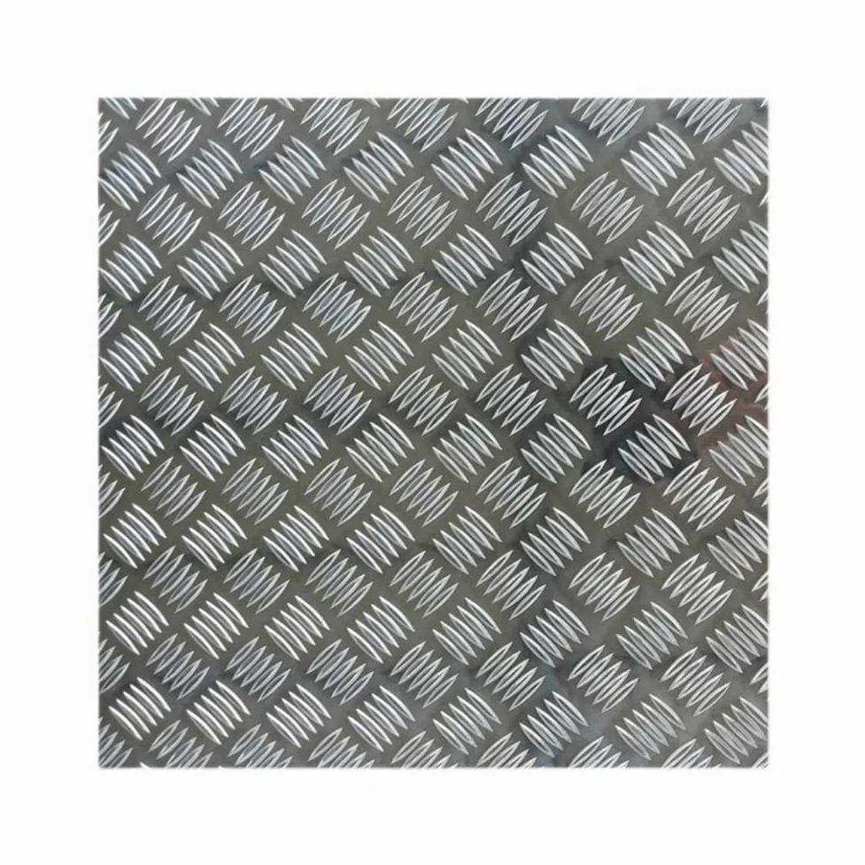 Chapa de Aluminio, diseño de Productos de construcción Placa de Aluminio Antideslizante tratable térmicamente y Resistente a la corrosión,3 * 500 * 500mm