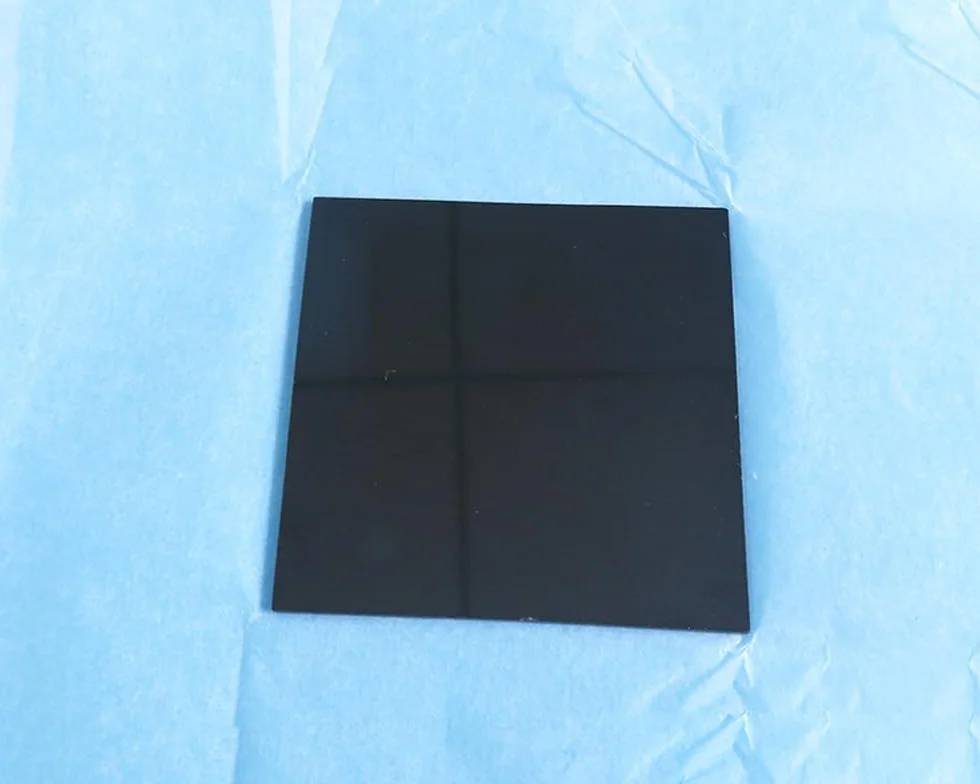 Hoja de cerámica de carburo de silicio de alto rendimiento: placa de Si-C duradera pulida de un solo/doble lado 1 pieza(Single Side Polishedx50x50x5mm)
