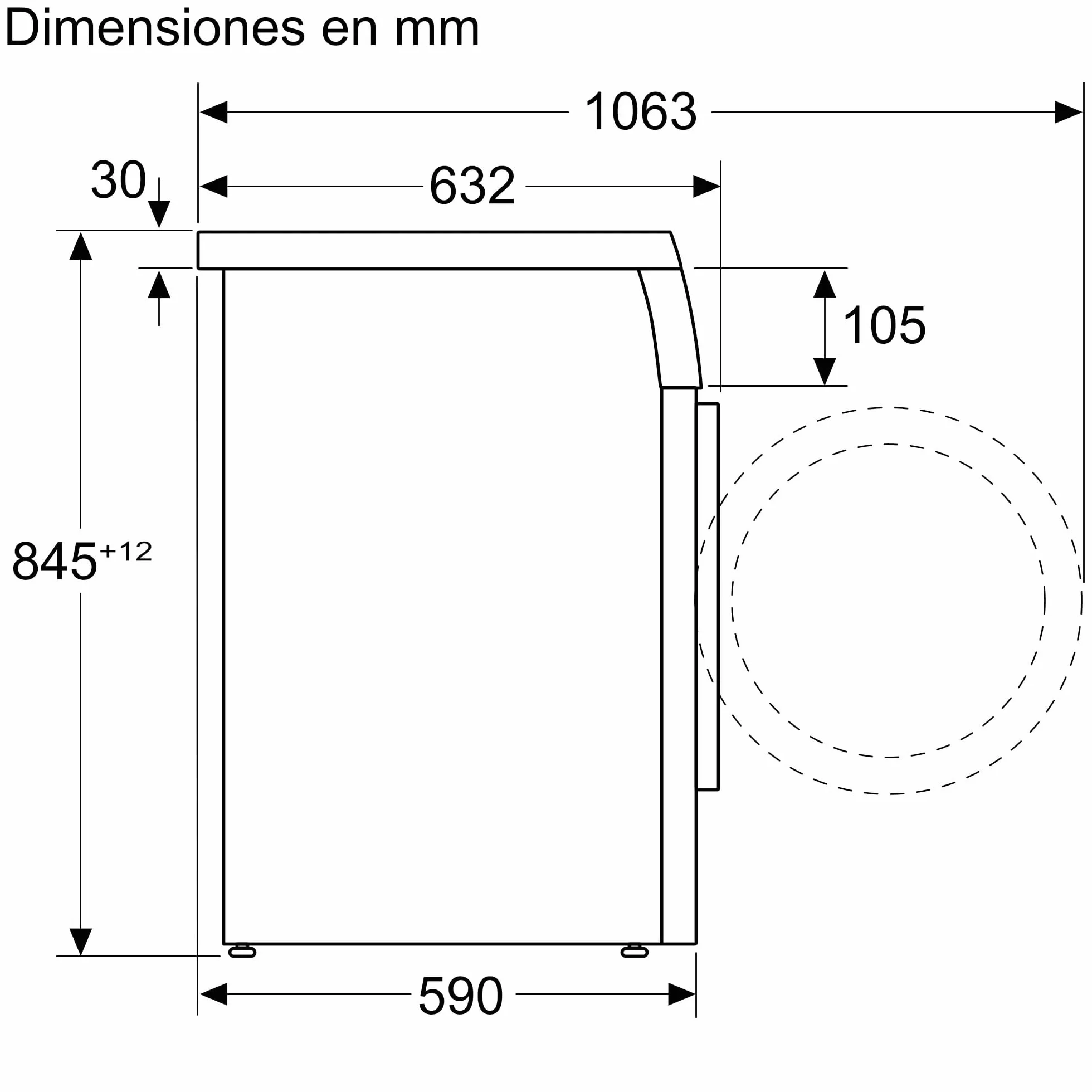 Bosch Serie 6 WUU28T63ES Lavadora 8 kg EcoSilence Blanco Libre Instalación