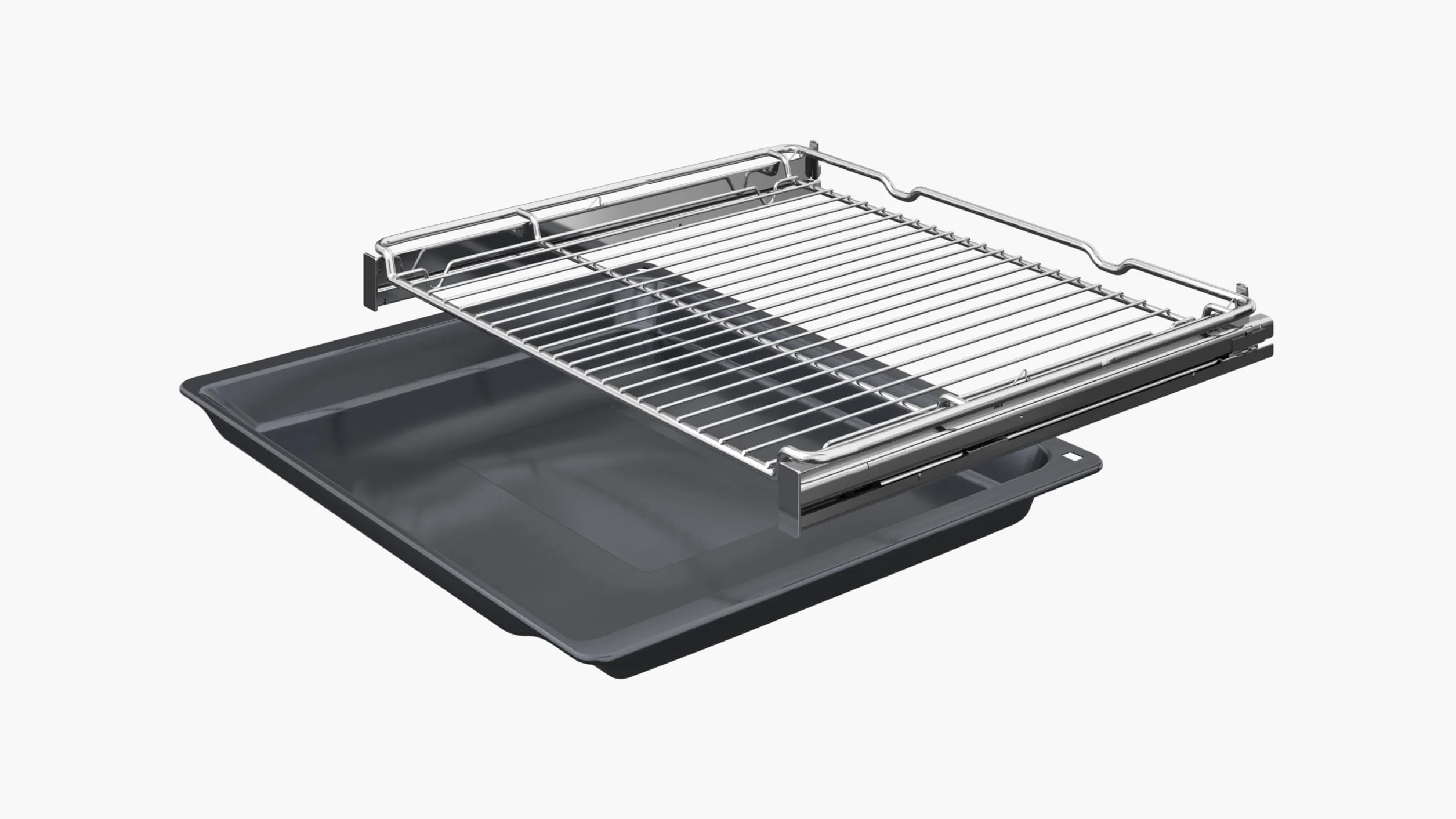 Balay Horno compacto multifunción 45 cm Aqualisis Control Comfort Raíles Flex Cristal Negro 3CB5159N3