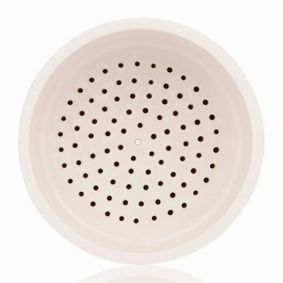 Embudo Büchner de Porcelana 150 mm - Resistente a Ácidos para Filtración al Vacío de Laboratorio(200 mm)