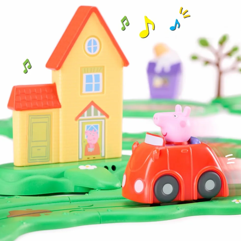 Peppa Pig Circuito Tren y Coche