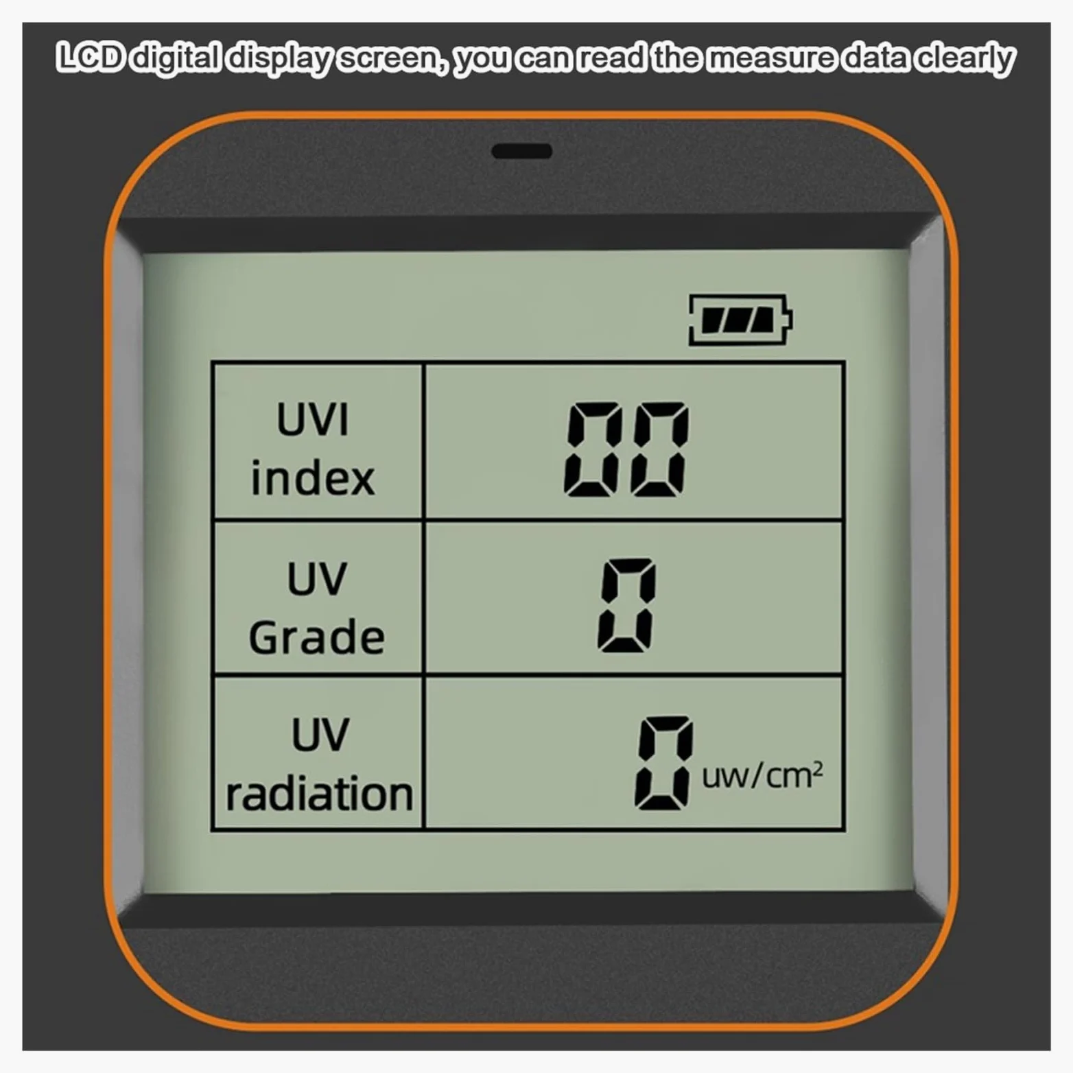 Medidor de Tinte, Detector de radiación ultravioleta digital portátil KF-90 Medidor de radiación ultravioleta UVI Probador de radiómetro Medidor de radiación nuclear
