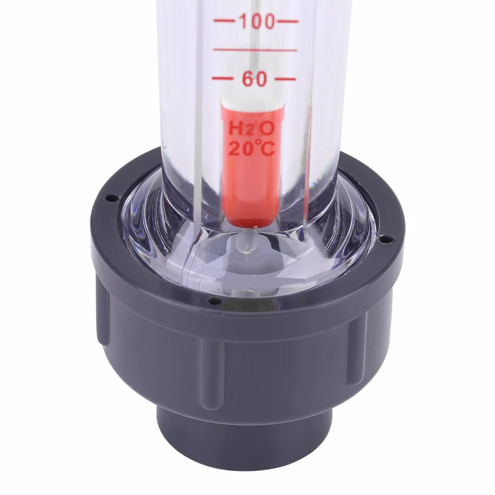 Akozon Rotameter Agua Líquida Medidor Flujo LZS-15 60-600L/H