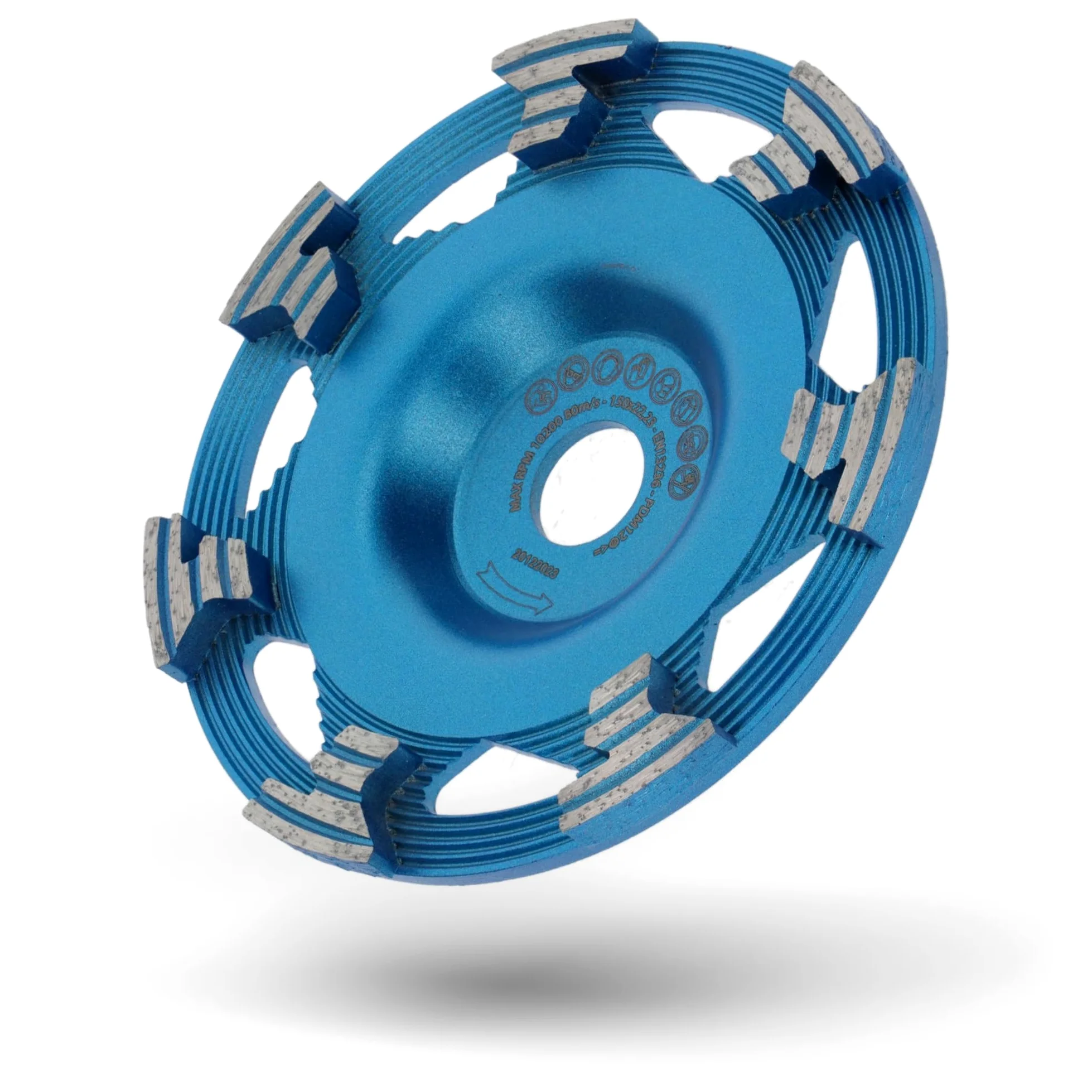 PRODIAMANT disco de copa de diamante ST50 150 mm x 22,2 mm HighPerfomance amoladora de hormigón unión universal