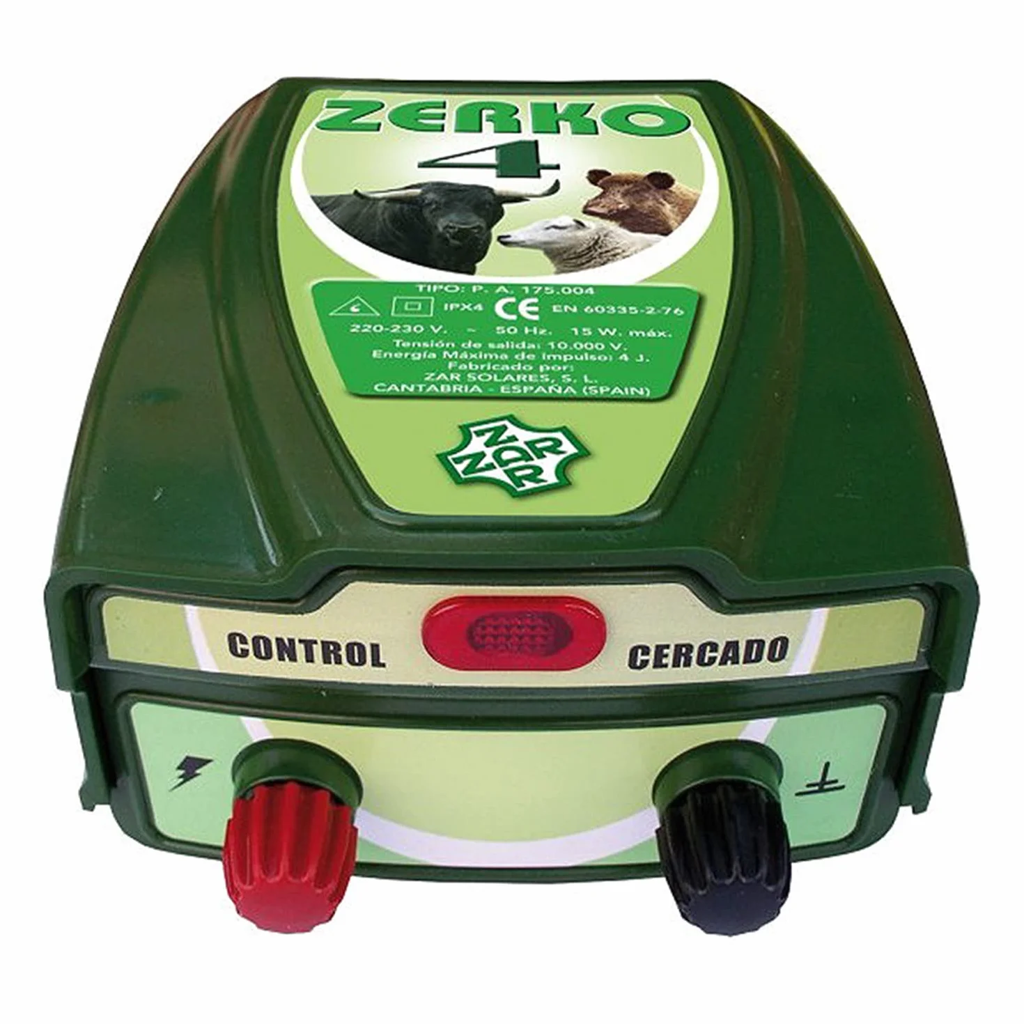 Pastor eléctrico a 230v de 4 Julios, Especial para Media y Larga Distancia de ZERKO4
