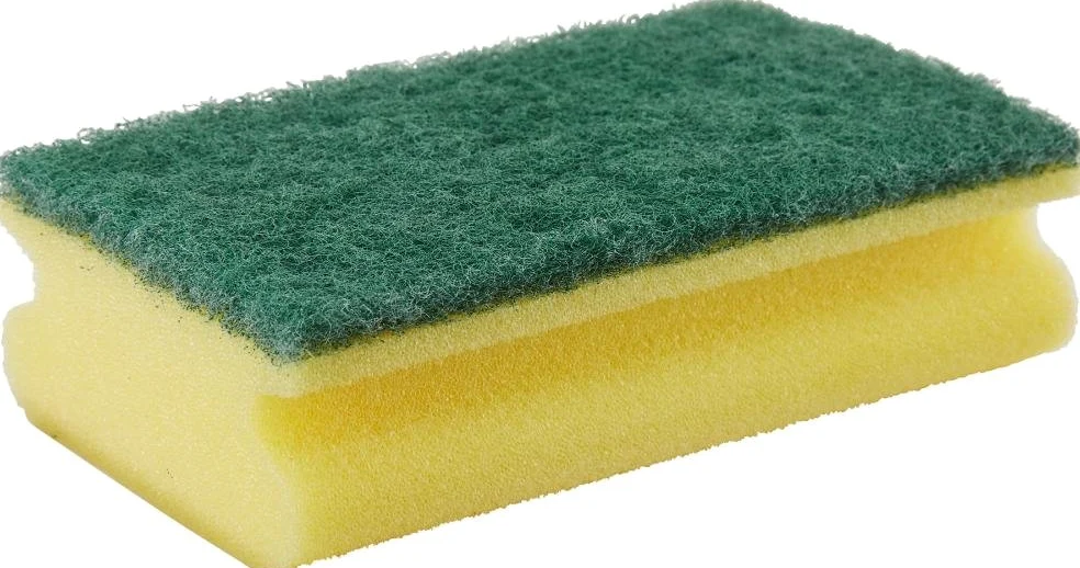 Estropajo amarillo 9 x 7 x 4,5 cm (30 unidades)