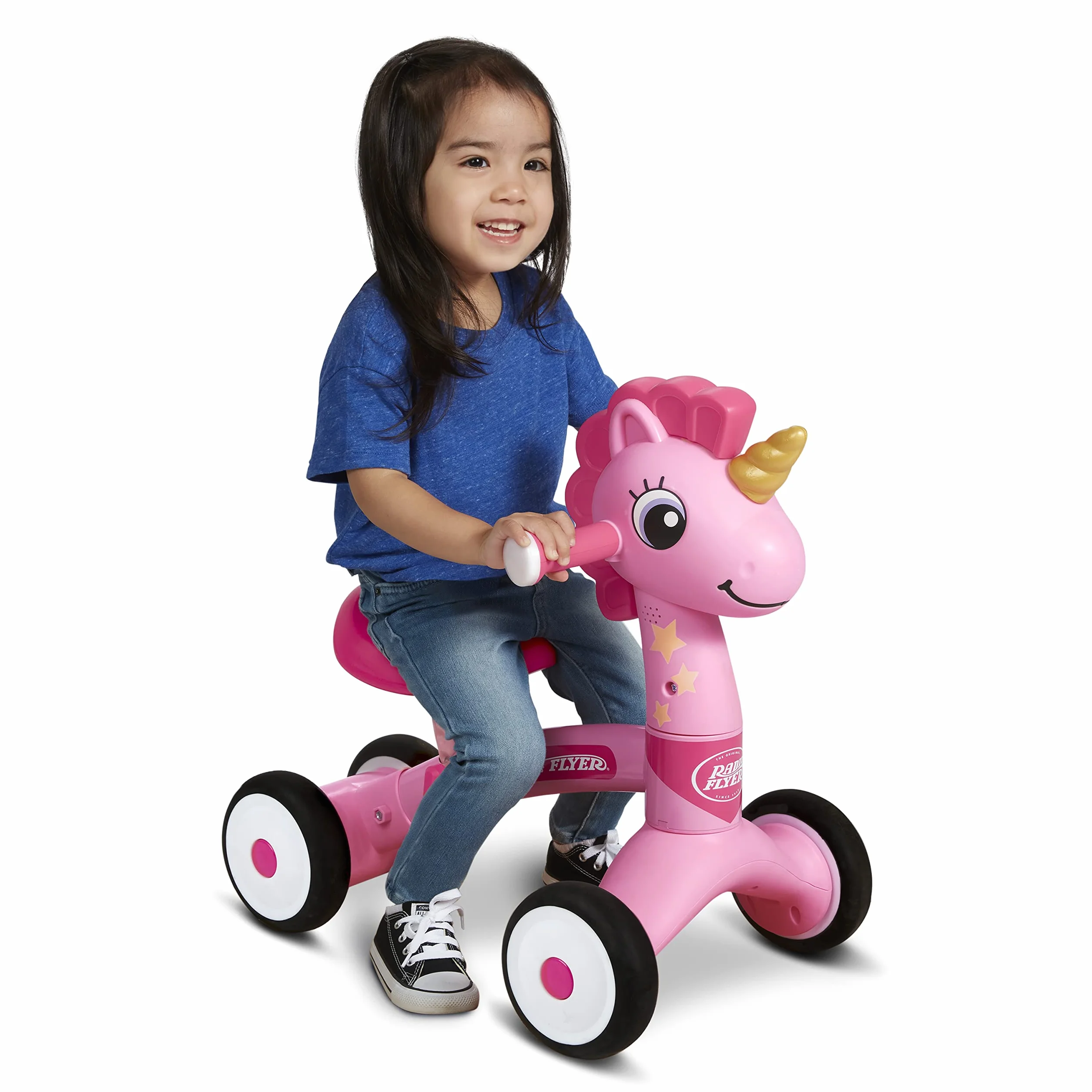 Radio Flyer Lil' Racers Correpasillos Sparkle The Unicorn 1-3 años Rosa