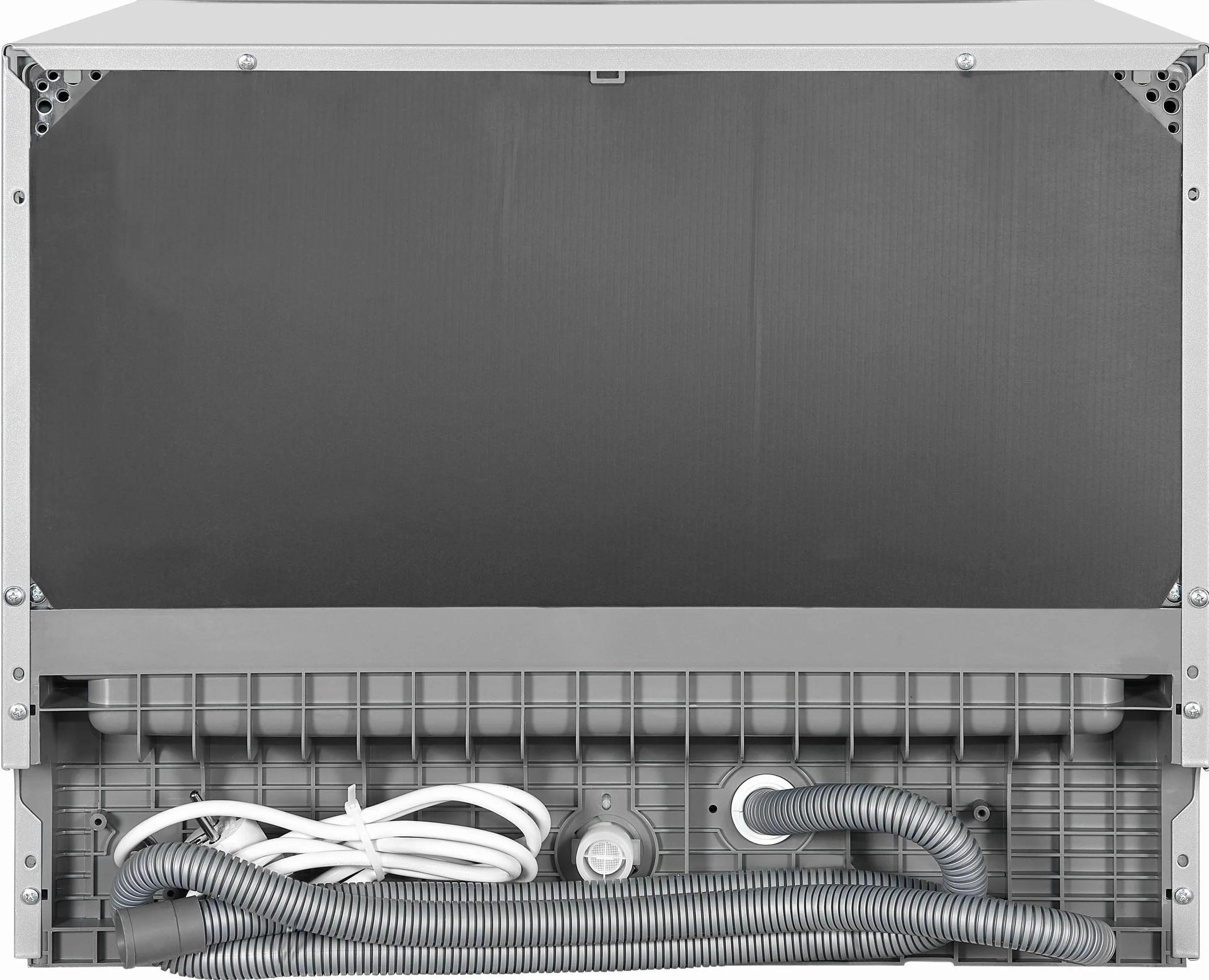 Exquisit Lavavajillas 55cm Clase D Plateado 6 Servicios 7 Programas 30 Min Inicio Diferido 49 kWh/100ciclos