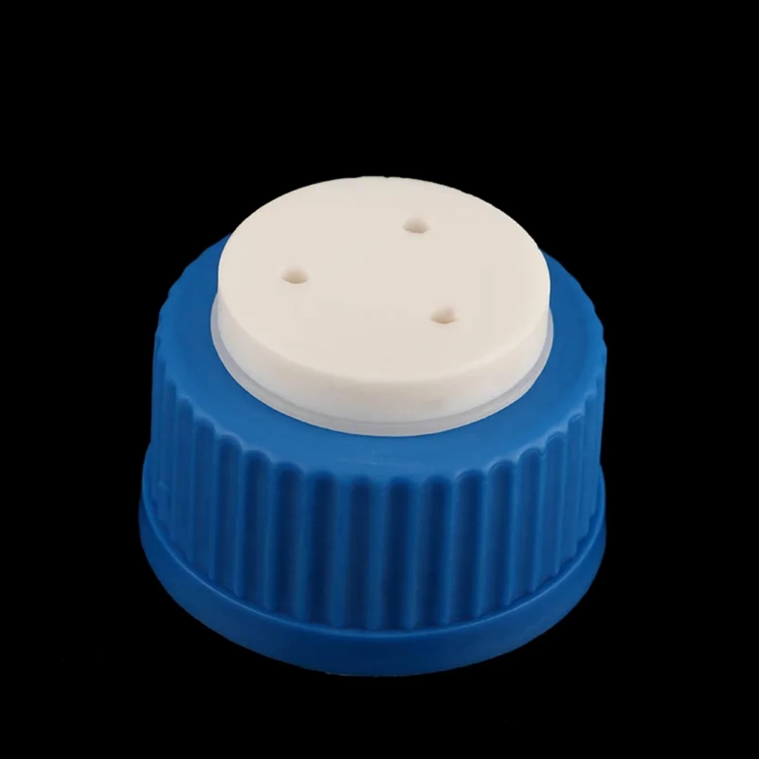 ApuaVireo&Co Frasco de Vidrio for reactivos de Laboratorio, Frasco de Vidrio de borosilicato con Tapa de Seguridad GL45, 100 ml-1000 ml, 1-3 Orificios.(500ml 3 Holes)