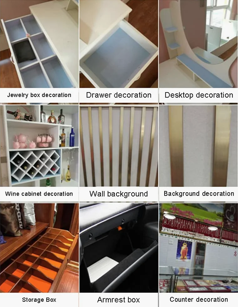 Autoadhesivo muebles pegatina forro, Papel adhesivo de tela fieltro autoadhesivo 150 cm ancho for cajones, aparadores y expositores joyas(Aqua Grey,1.5 * 5m)