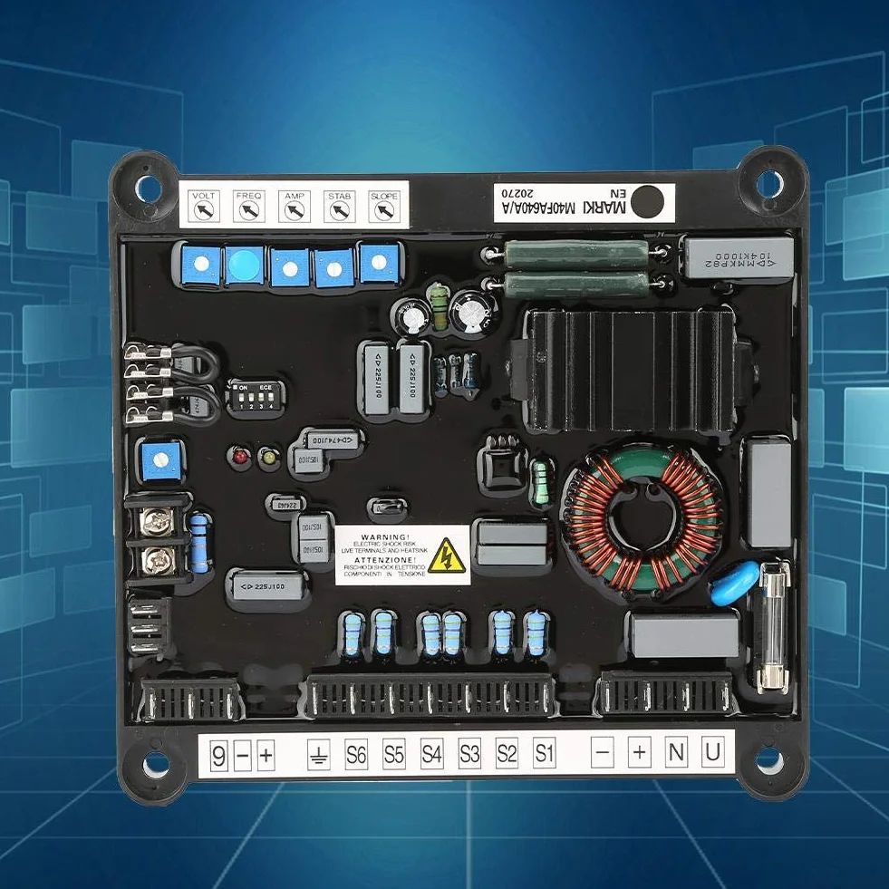 Regulador de tensión M40FA640A AVR Tarjeta de regulación automática de la tensión para accesorios para generadores de 1 y 3 etapas