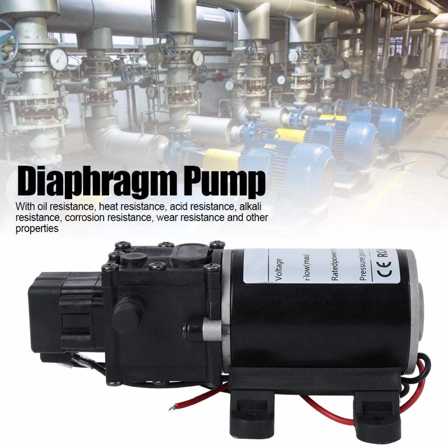Bomba de membrana inteligente, bomba de agua de membrana, para casa (motor de 18 V)