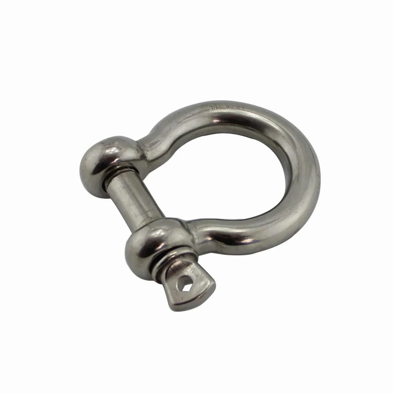Grilletes Grillete de anclaje tipo perno de seguridad de acero inoxidable 304, 5 piezas, 4mm, 5mm, 6mm, 8mm, 10mm, Mini Hardware de aparejo grande, grilletes de cuerda for barcos(8mm)
