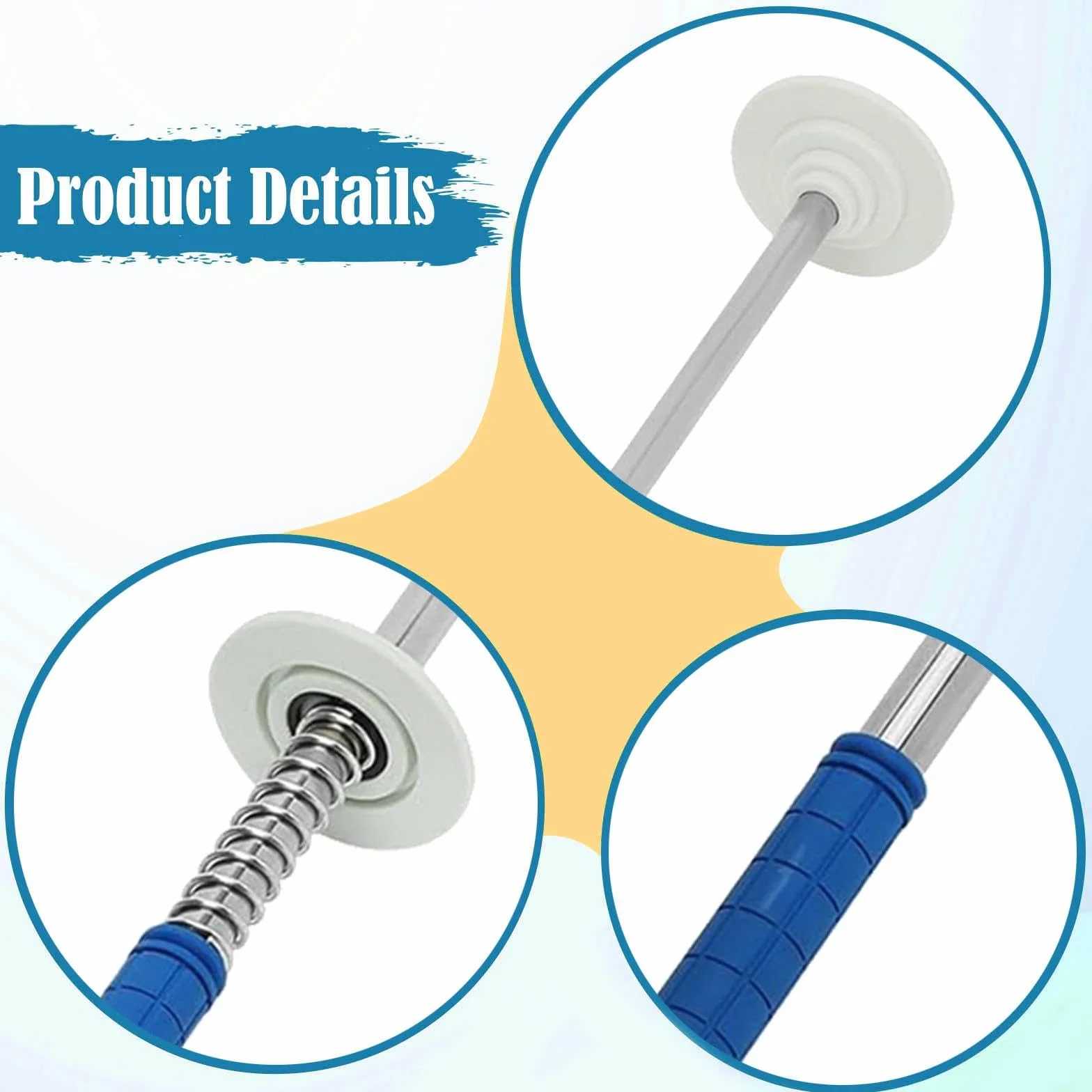perfk Dispensador de film estirable, soporte para dispensador de film retráctil, ajustable, de mano, de 6 a 20 pulgadas de ancho para embalaje de palés en