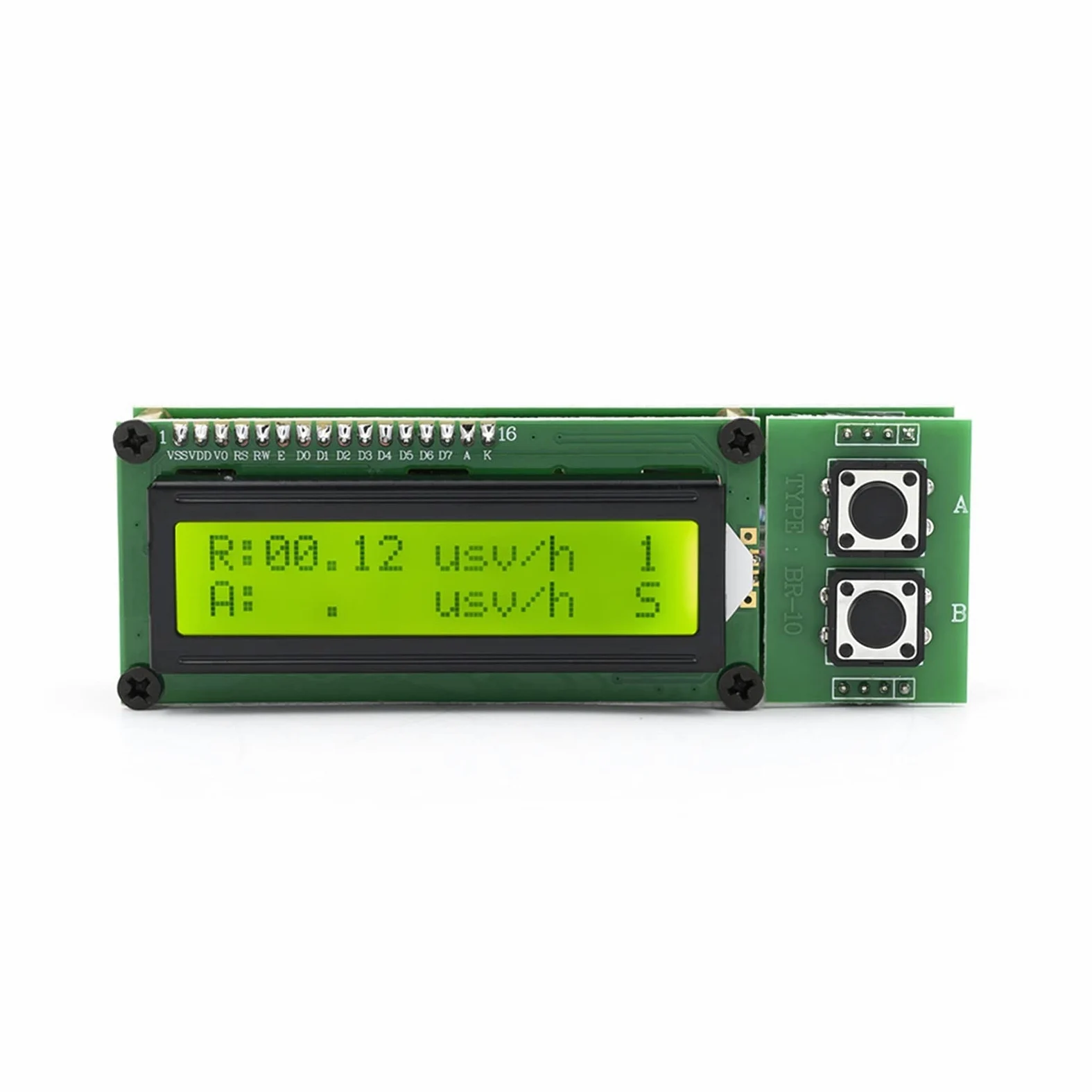 Detector de radiación nuclear Geiger Counter Tester Piedra Joyería Radiación Dosímetro personal EMF Metro
