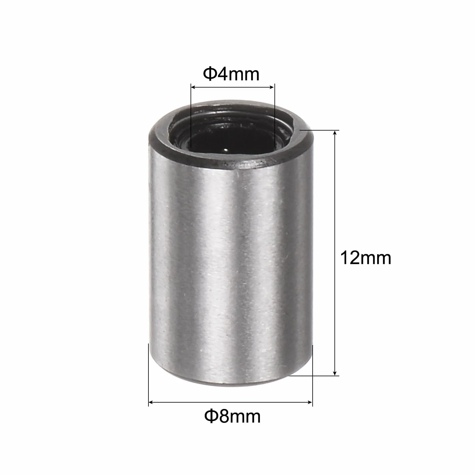 QUARKZMAN 12pcs LM4UU Rodamientos Lineales 4x8x12mm para CNC Impresora 3D