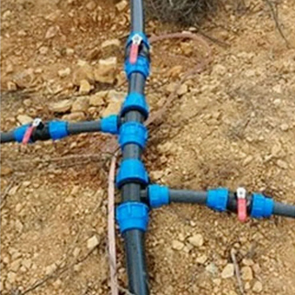 Válvula de bola de PVC, Pelota Conector rápido de unión PVC, accesorios for tuberías agua, menos núcleo, GardenAgri, 20-50mm, azul(50mm)