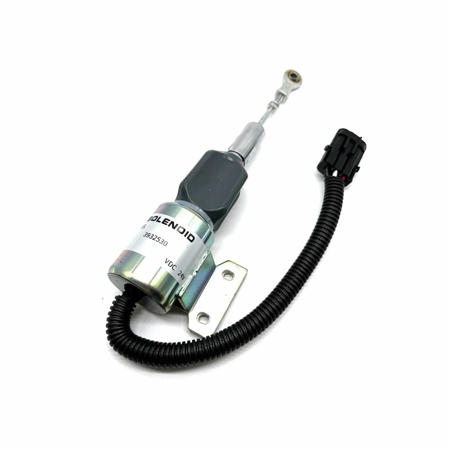 Solenoide de corte de combustible Solenoide de corte de combustible de 24 V 3932530 3939701 SA-4756-24 SA-4891-24 Compatible con Komatsu PC200-6 Compatible con Hyundai R250-7 R220-5