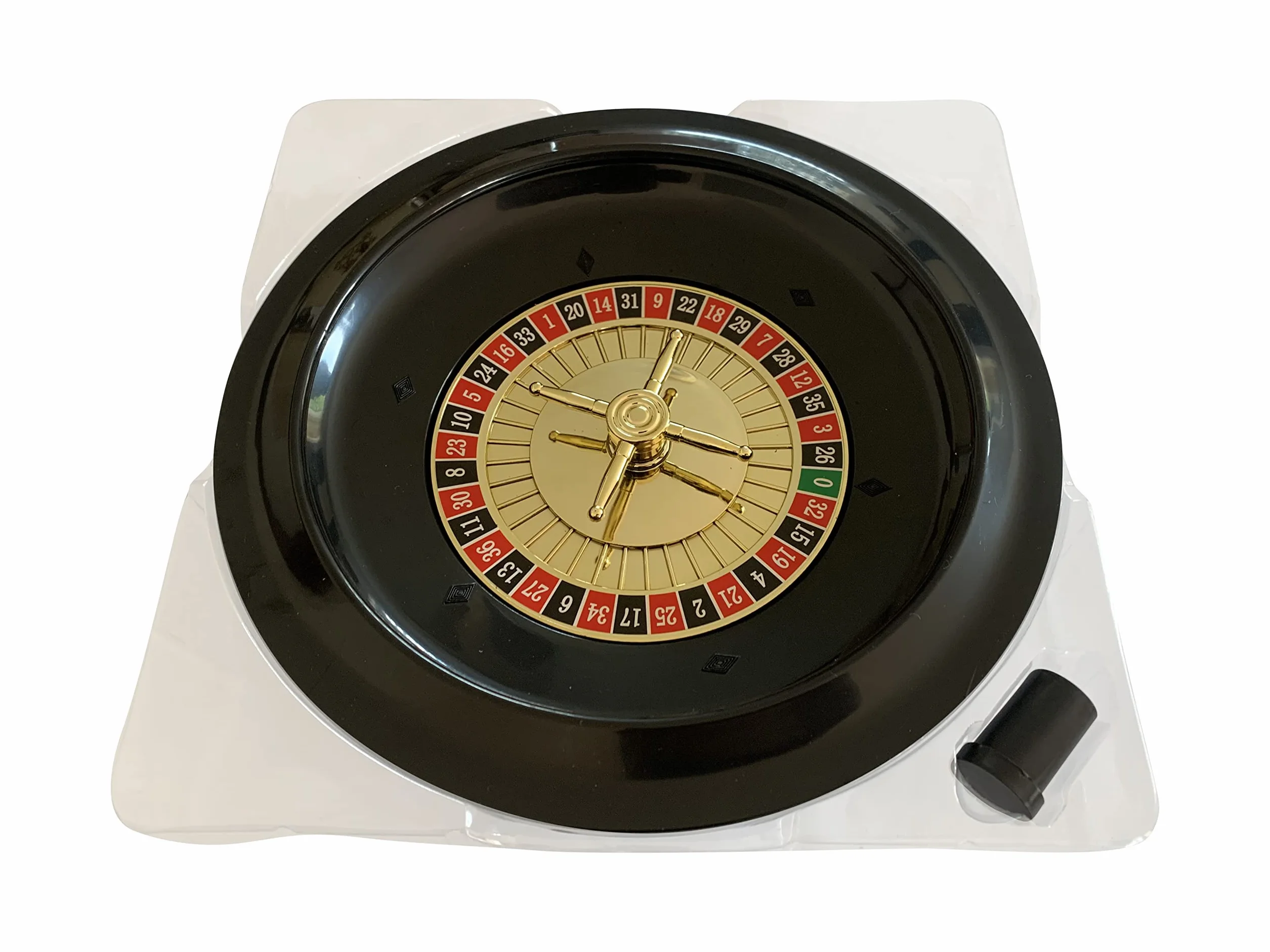 Ruleta de 10 pulgadas con 2 bolas