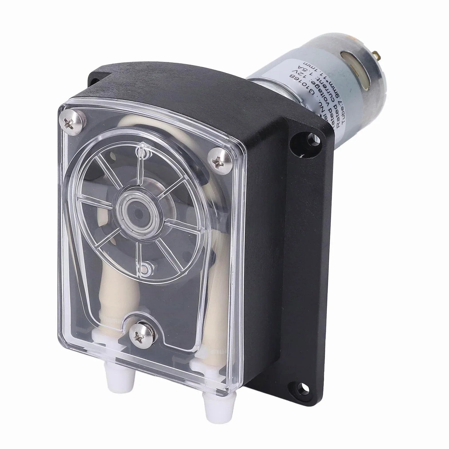 Doble Cabeza Bomba Peristáltica G1016B DC12V 1500 Ml/min Caudal con Tubo de Nivel Alimentos para Lavadora