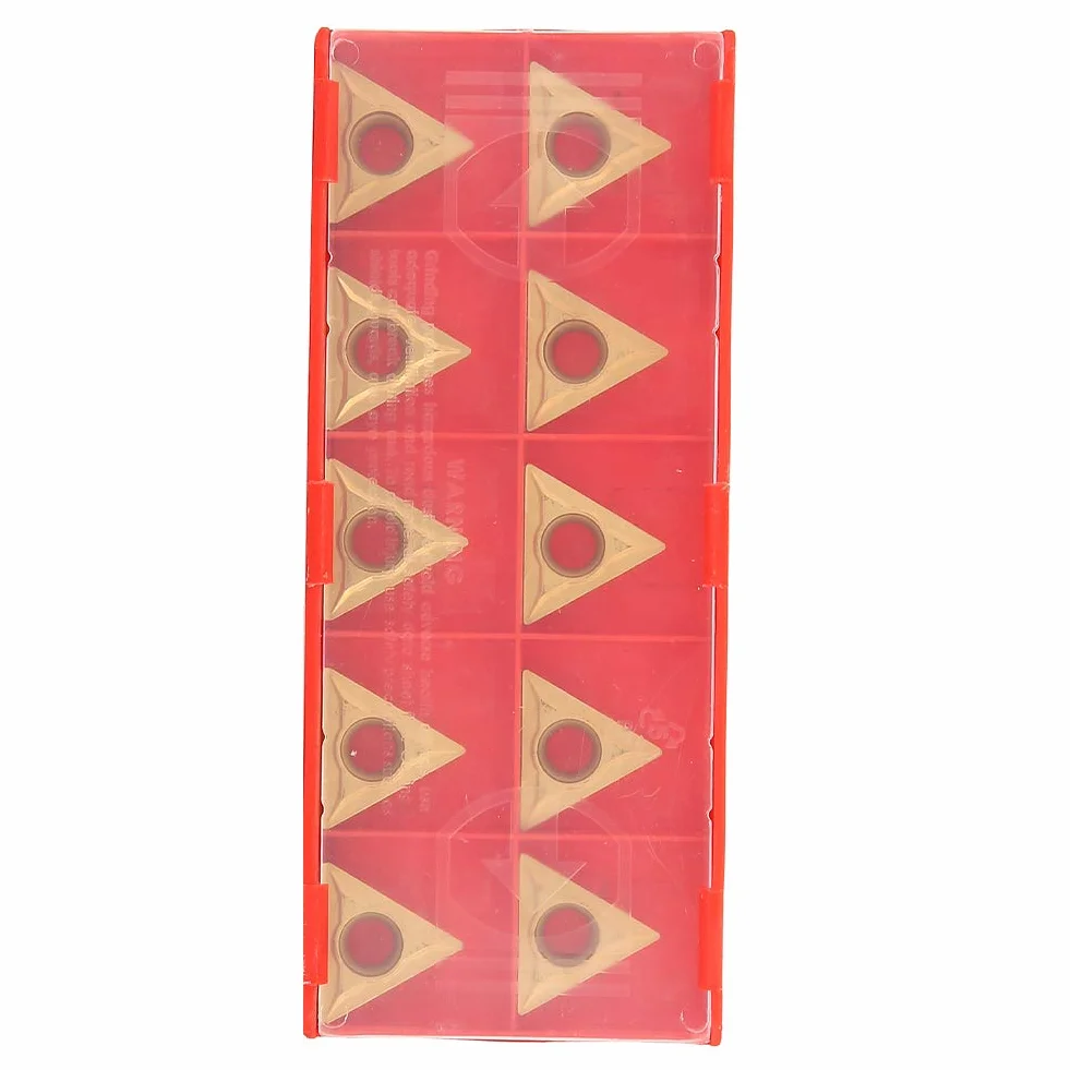 TCMT 16T304 Insertos de Torno Triangular Carburo 10 Uds Herramienta de Torneado