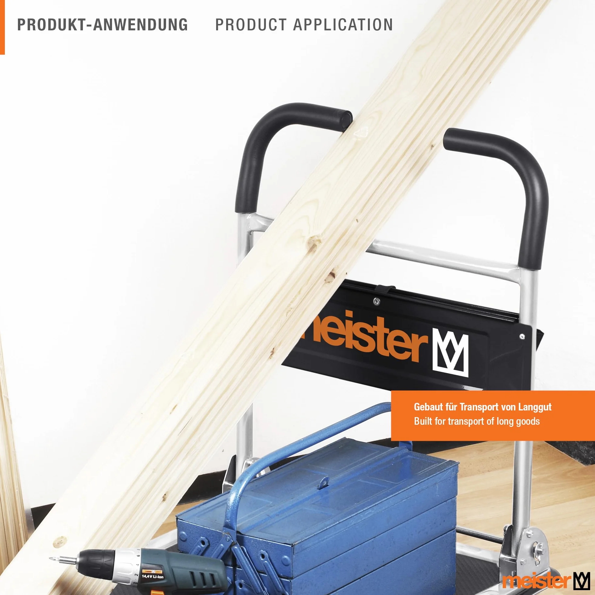 Meister 8985630 - Carretilla de plataforma