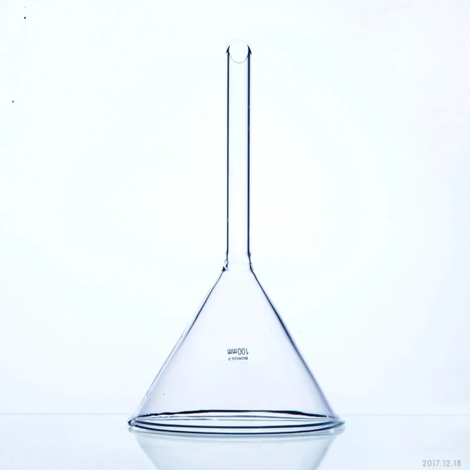 Matraz Erlenmeyer Erlenmeyer Graduado, Embudo de Vidrio Triangular de Laboratorio Embudo de Vidrio de borosilicato Engrosado(75mm)