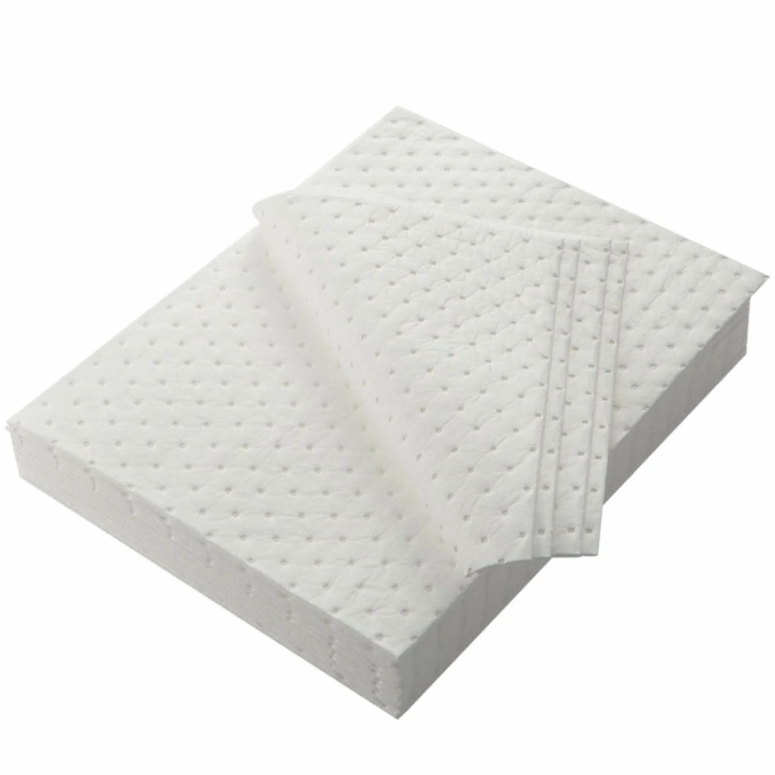 Almohadillas Absorbentes Aceite - Bayetas absorbentes Industrial, Almohadillas Universales Absorbentes de Aceite para Proteger el Hogar, Garaje, Sótano, 50x40cm(50pcs,5mm)