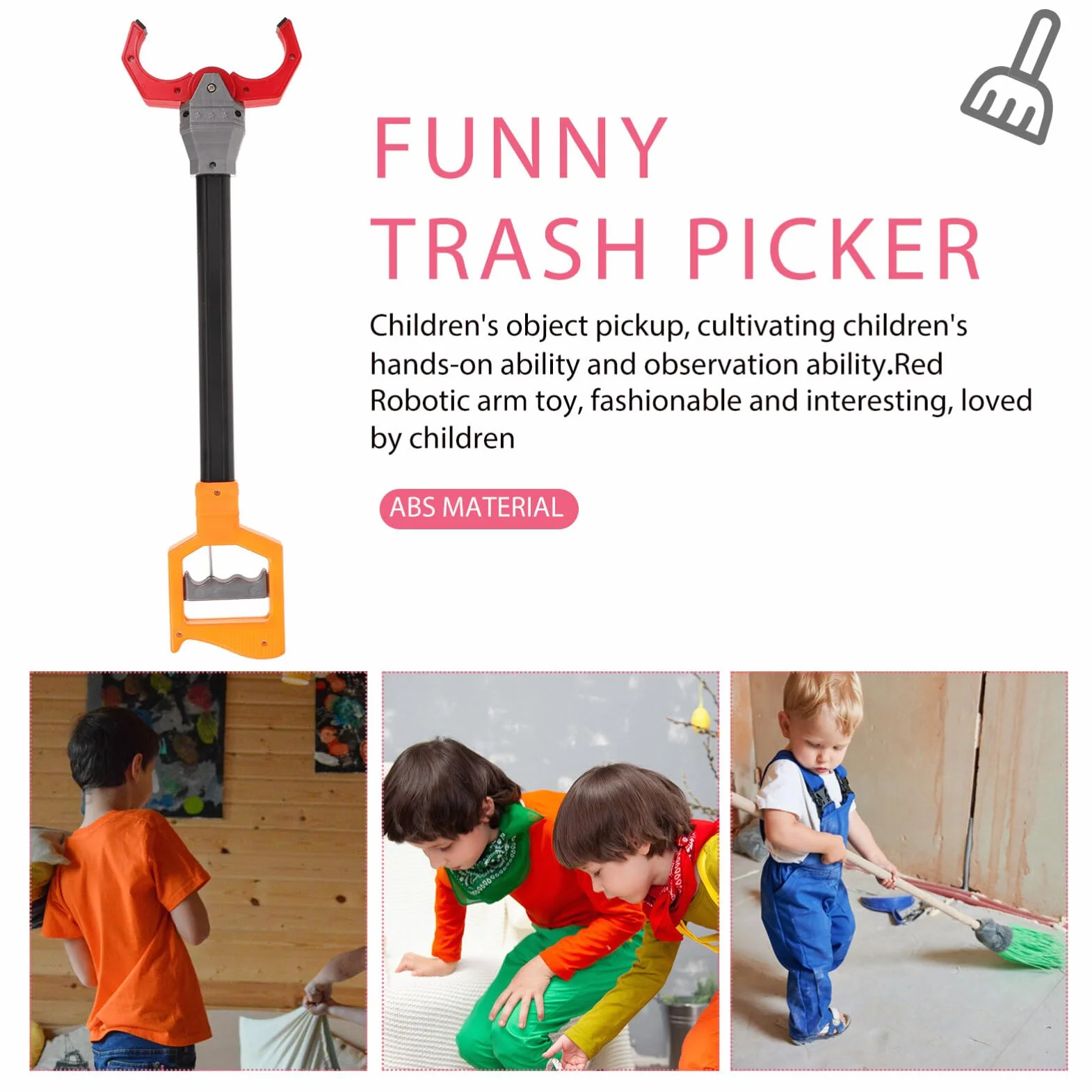 BESPORTBLE Robot Arm Grabber Toy Interactive Robotic Hand Picking Tool
