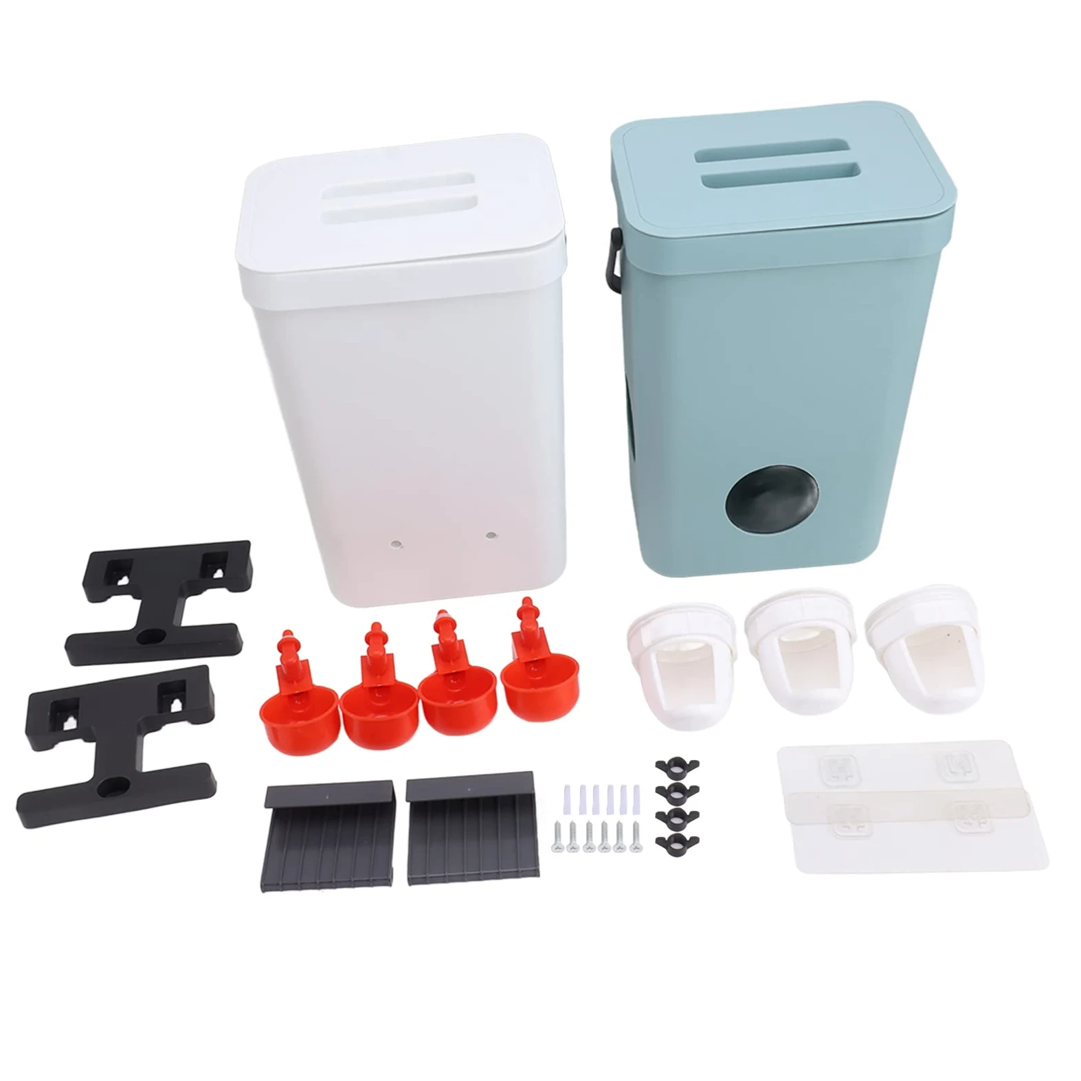 Dispensador de Agua para Pollos, Bebedero Automático para Aves de Corral, Bebedero Automático para Pollos, Bebederos Automáticos para Pollos, Convenientes para Que Beban y