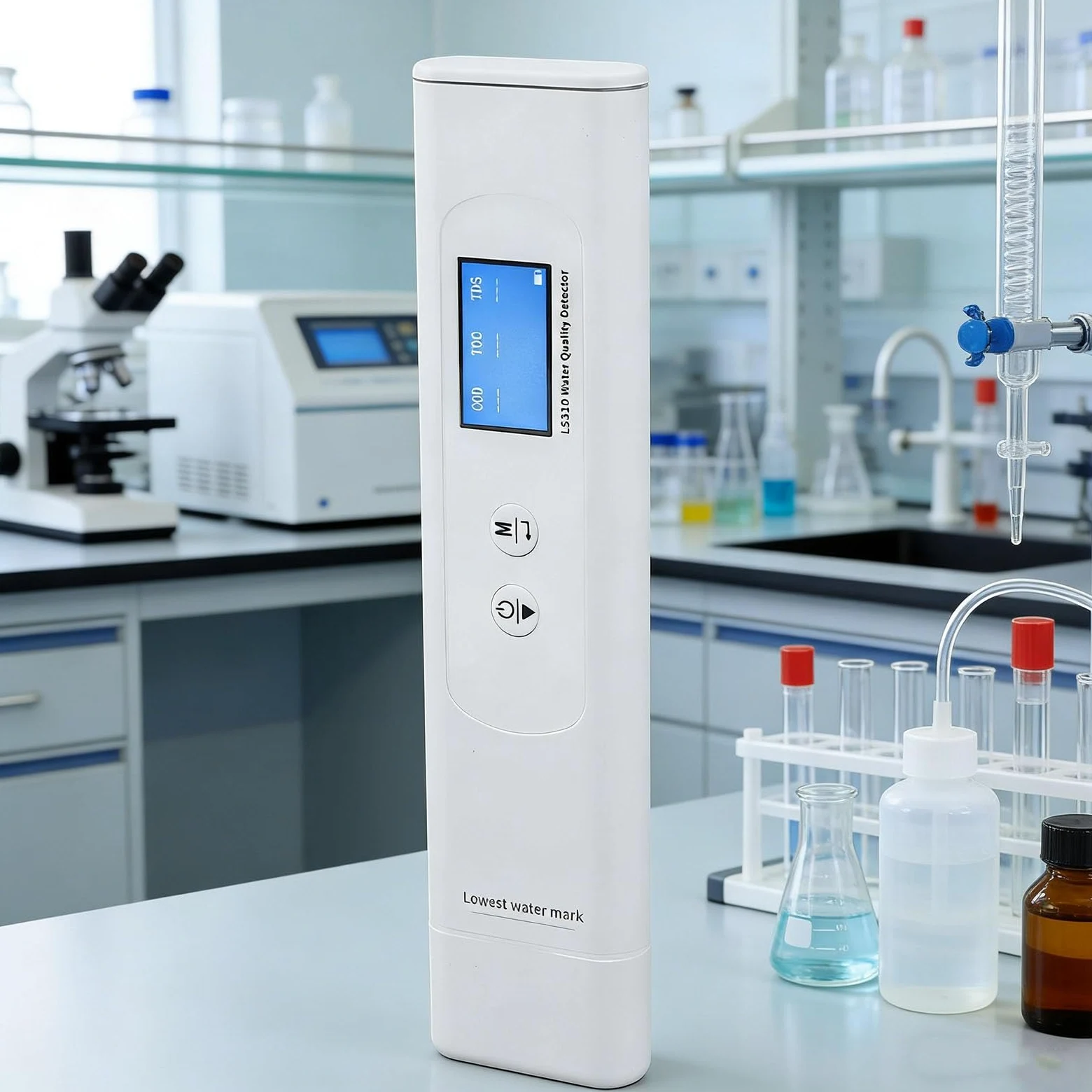 Probador de calidad del agua 6 en 1, medidor portátil de DQO TDS EC de alta precisión for medición rápida, for el hogar, senderismo, camping, pozos