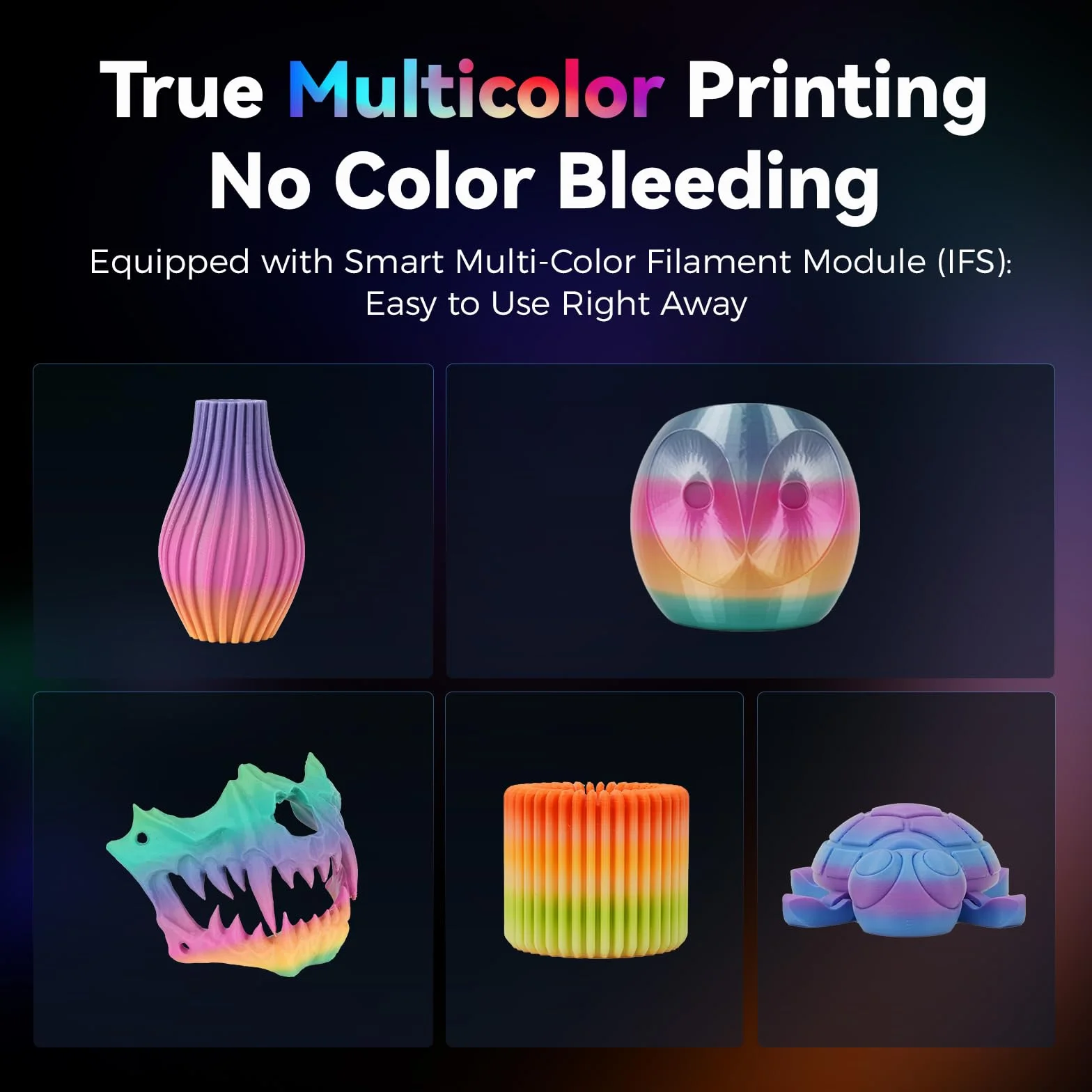 Impresora 3D Flashforge Adventurer 5X con Impresión Multicolor, Personalizable con IFS, multimaterial AD5X Impresora 3D,Velocidad Máxima de Impresión:600mm/s,Recarga automática de filamento de 4kg