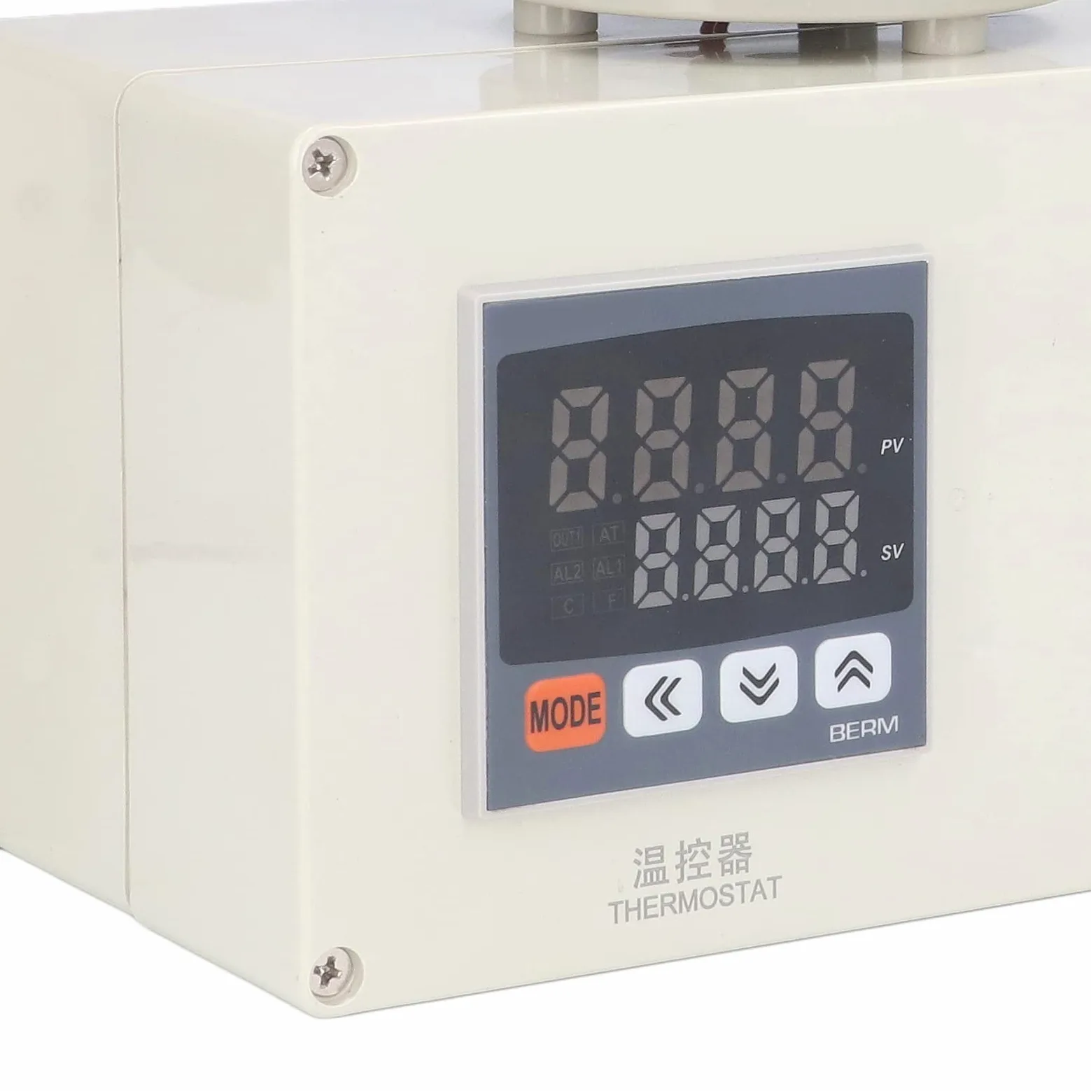Termostato de Advertencia Automático con Alarma de Temperatura Intermitente, CA 220V para Laboratorio, Oficina y Almacén