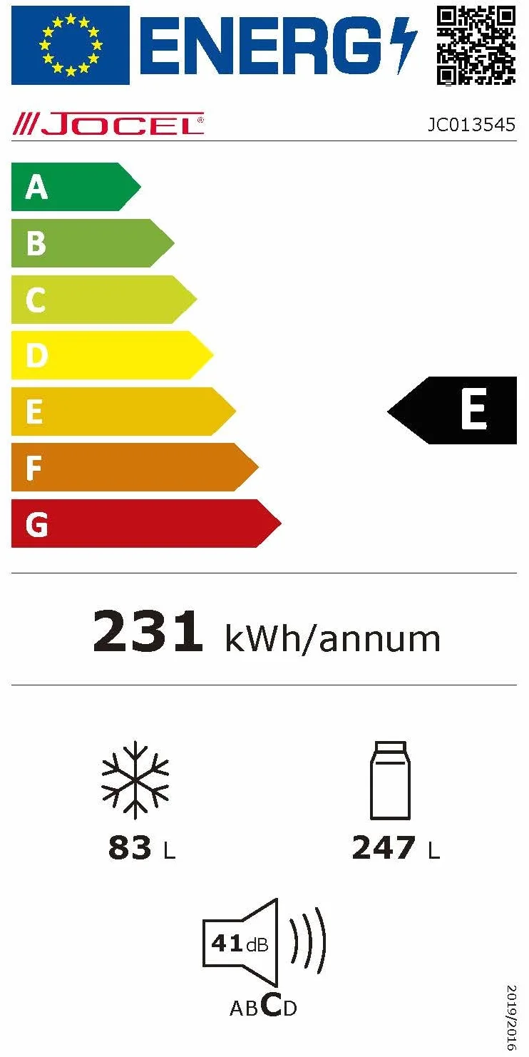 Congelador Vertical Jocel JCV98013590 98 Litros No Frost Blanco