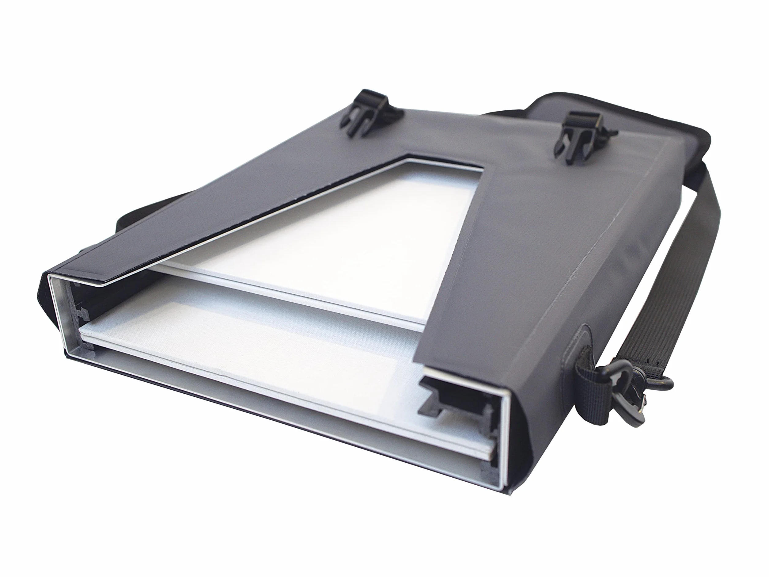 New Wave u.go Plein Air - Soporte para panel húmedo con sistema de riel ajustable, tamaño mediano