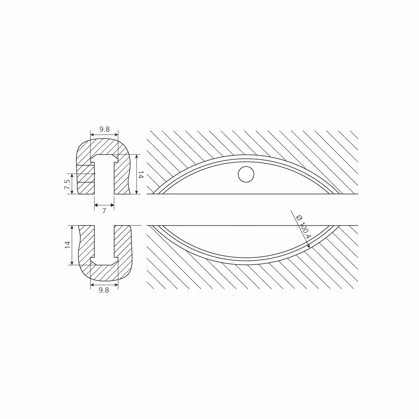 Lamello 145334 clamex P de 14 Conector (80 unidades)