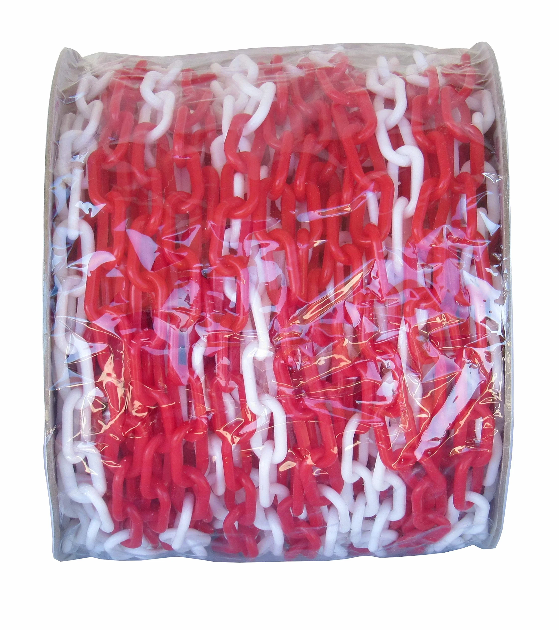 Cadena Plástico de Señalización 6 mm Rojo y Blanco 50,0 metros