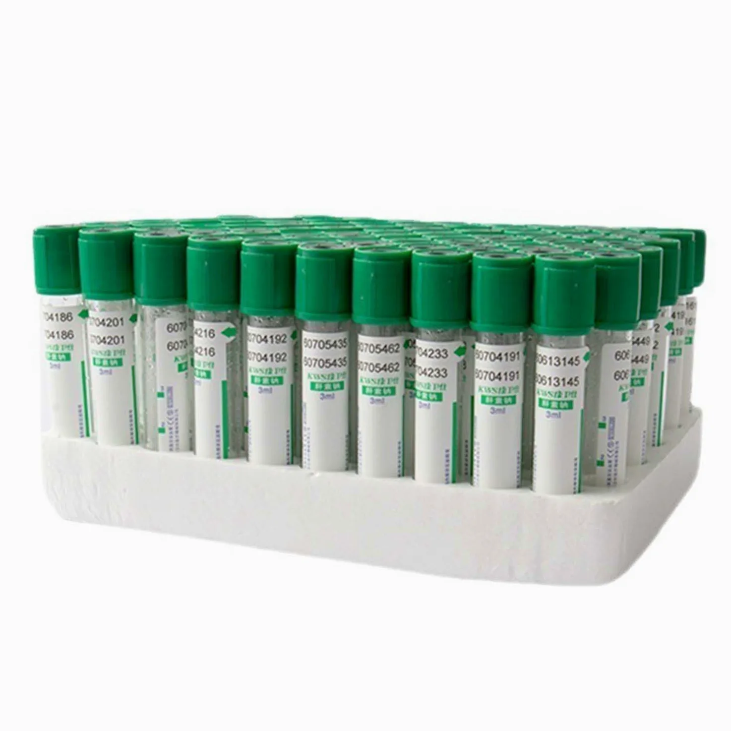 Tubos de extracción de sangre al vacío con tapón de rosca para uso en laboratorio, ideales para aplicaciones médicas y de diagnóstico