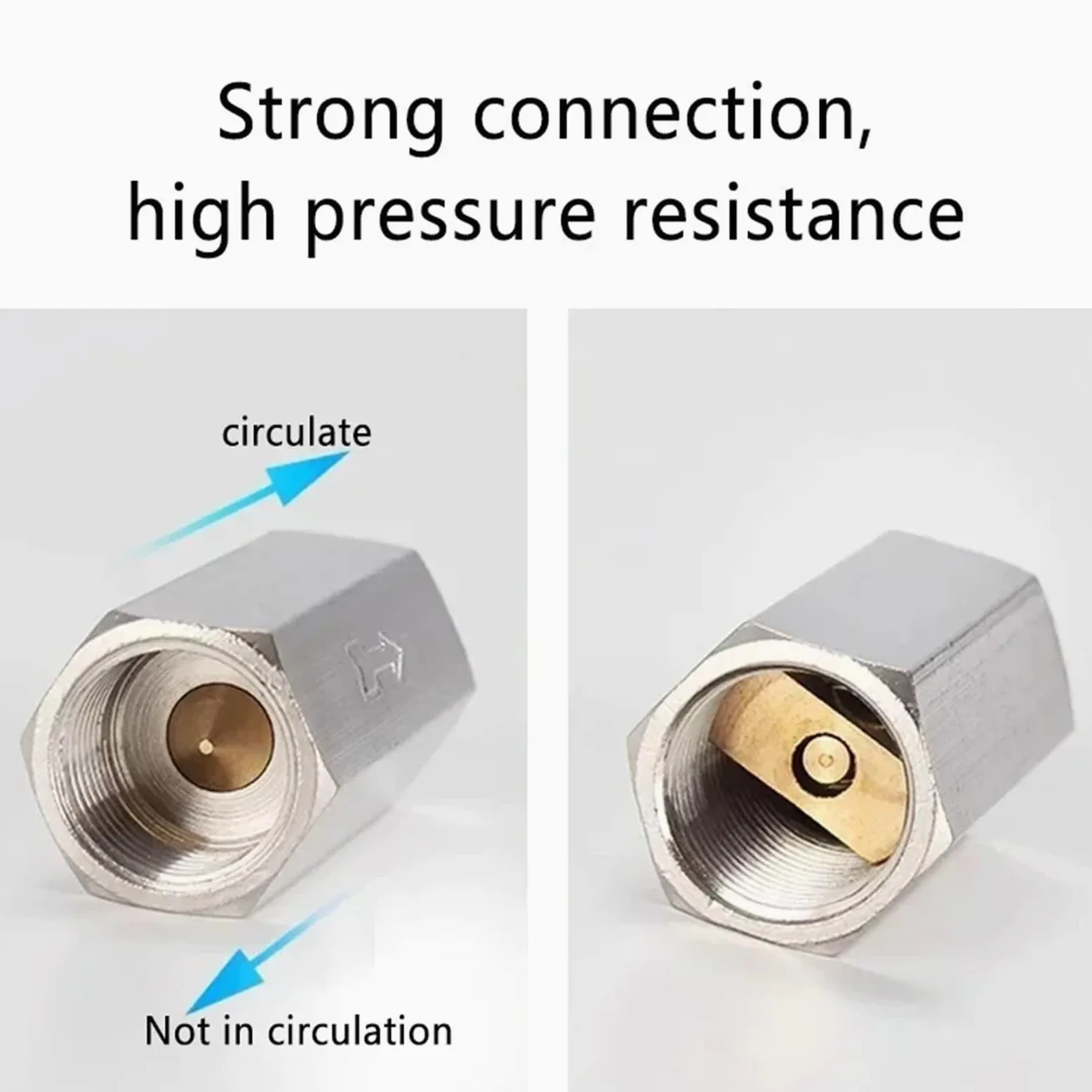 10 válvulas de retención de Aire neumáticas, válvula antirretorno, Manguera, tubería de Gas, Conector rápido de 4, 6, 8, 10 y 12 mm, mamparo Recto.(Spu-4)