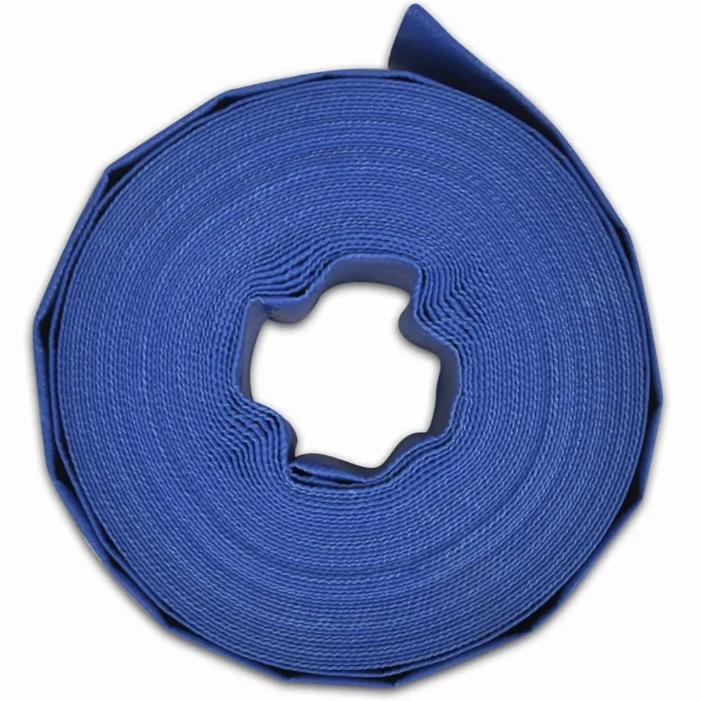 Fontanería,Mangueras de fontanería y líneas de suministro,Manguera plana 25 m 1,5" PVC