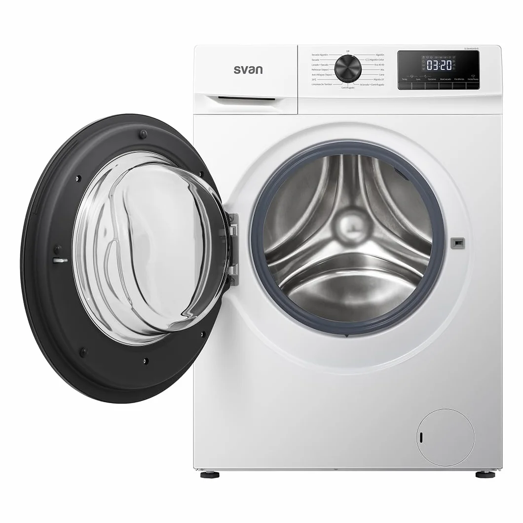 Svan Lavadora Secadora Condensación 9Kg Carga Frontal Blanco 1750W 1400rpm Motor Inverter