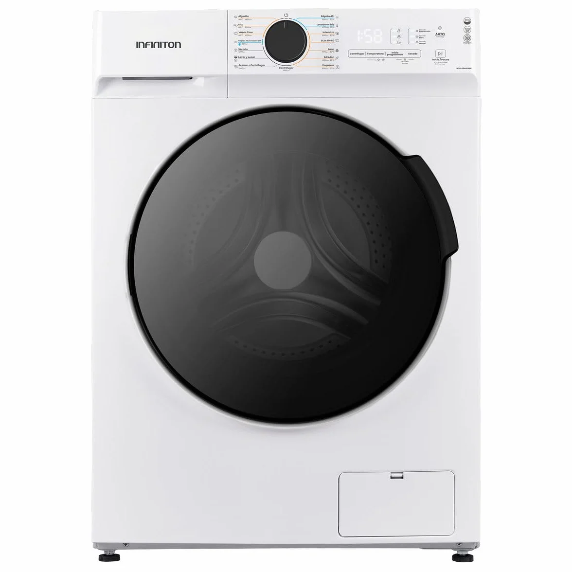 Lavadora-Secadora INFINITON WSD-A685B Carga Frontal 8/6 kg 1400 rpm INVERTER