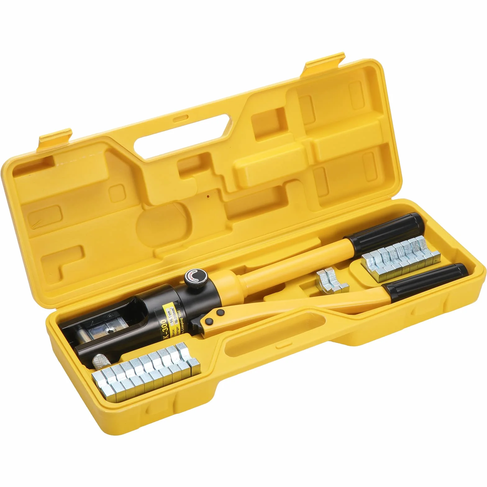 HSEAMALL Crimpadora Hidráulica 16 t 13 Matrices 8-300 mm²