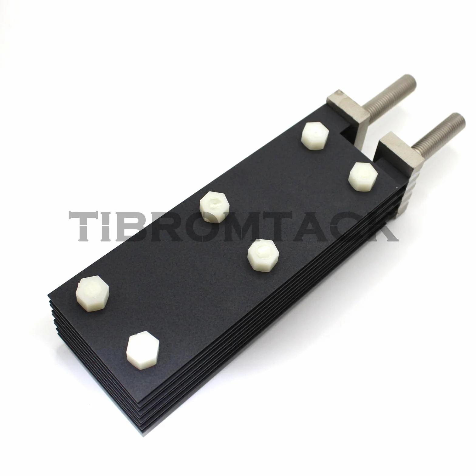 Conjunto de electrodos de titanio ánodo recubierto con revestimiento MMO Ru-Ir Electrodo tipo DSA para electrolizador de hidrógeno HHO