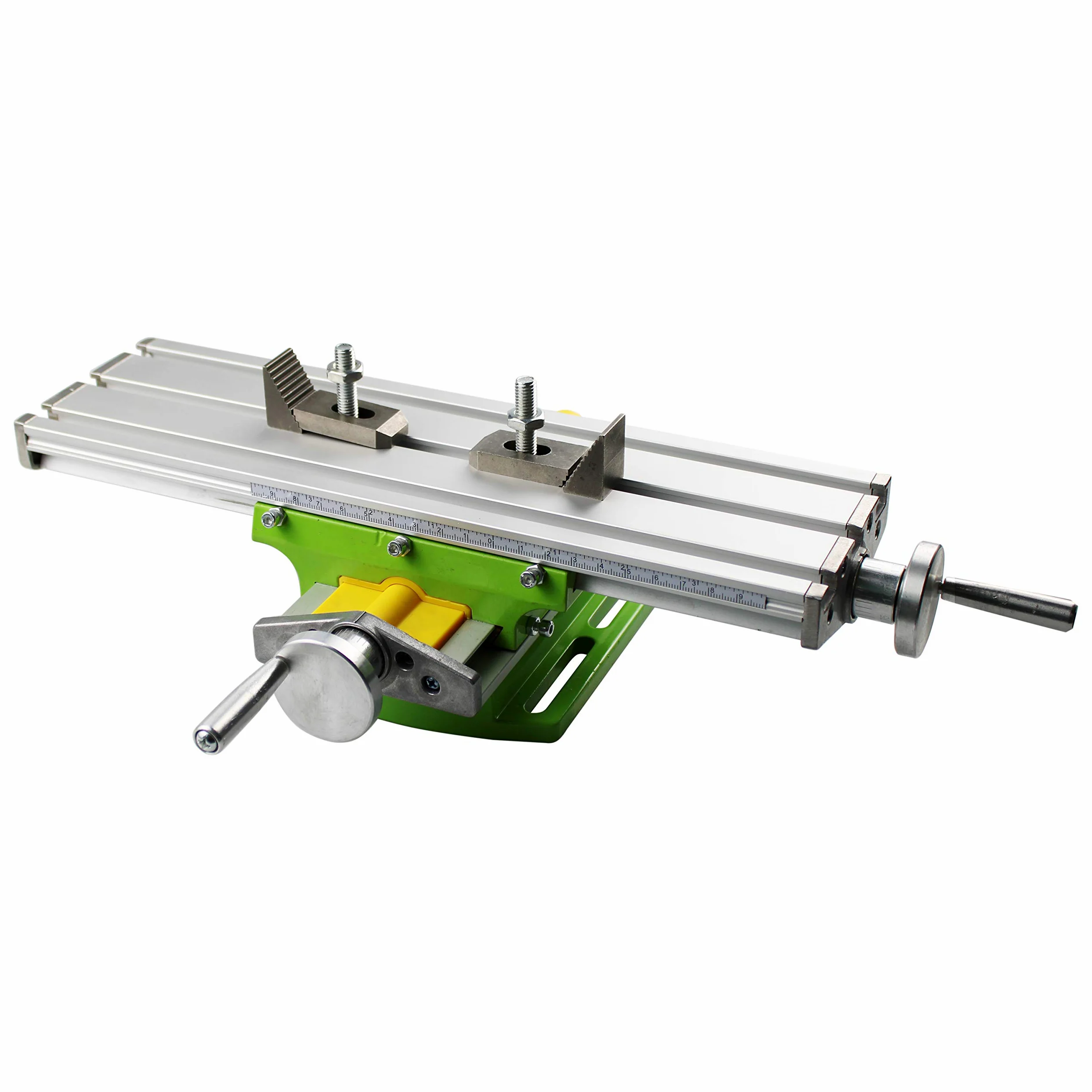 HFS (R) Mesa de trabajo multifunción Fresado Mesa cruzada Fresadora Compuesto Taladro Compuesto Mesa de Diapositiva para Banco Taladro Adjustme X-Y