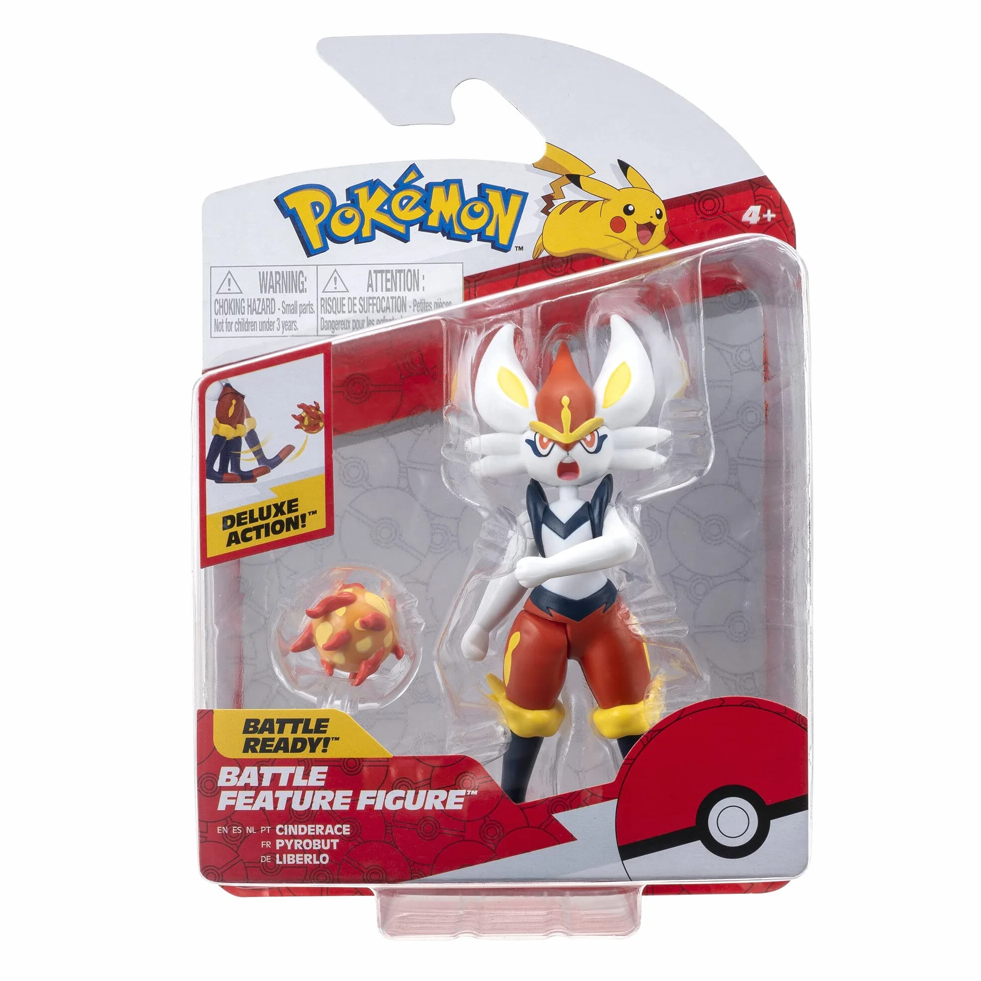 Pokémon Figura Liberlo Cenicienta 10-12 cm Juguete Oficial con Licencia