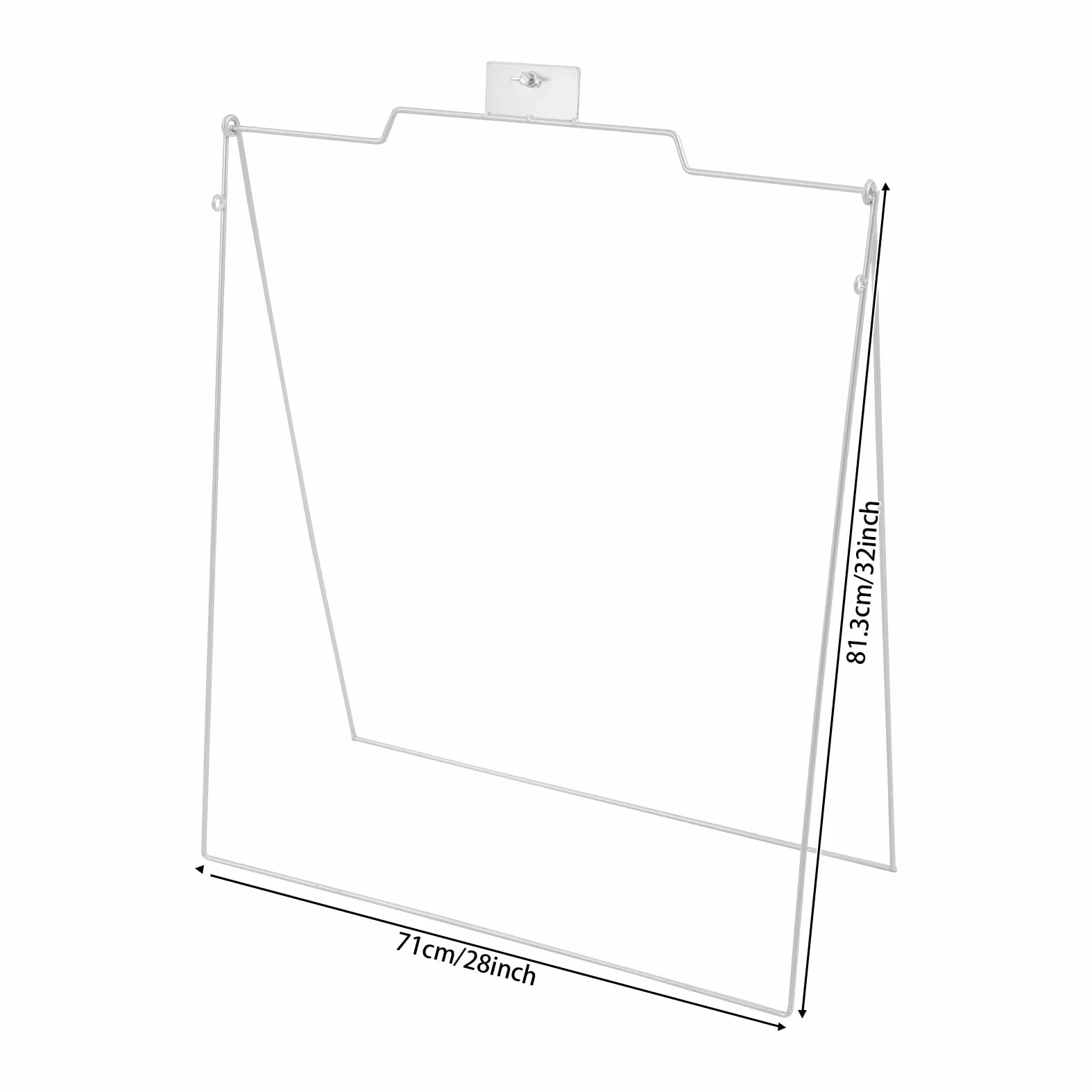 Juego de 5 topes de doble cara para clientes, soporte para carteles para pasarela y entrada, pantalla de doble cara para tiendas, eventos y restaurantes (plata)