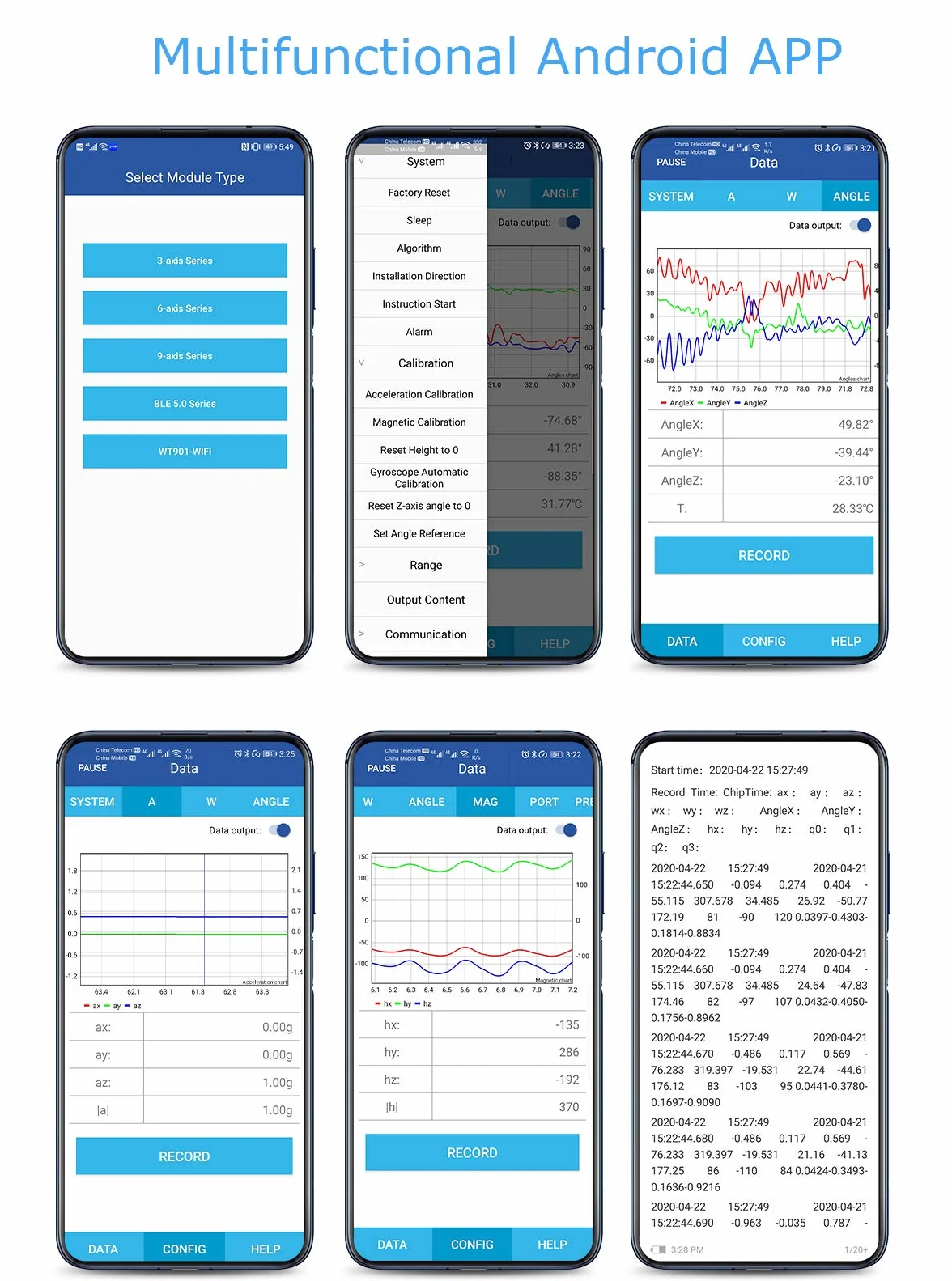 WitMotion WTGAHRS1 Inclinómetro IMU AHRS de 10 ejes de alta estabilidad, aceleración+giro+ángulo+imán+presión de aire+GPS,nivel TTL, rastreador de posición de navegación de bajo consumo con antena GPS